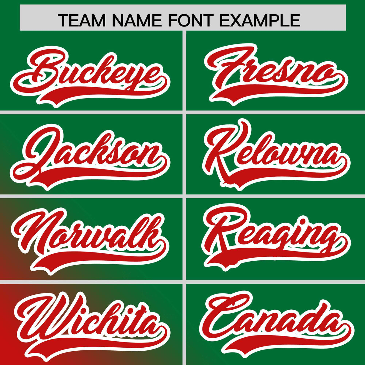 Custom Kelly Green Red Diagonal Stripe Personalized Gradient Fashion Baseball Jersey