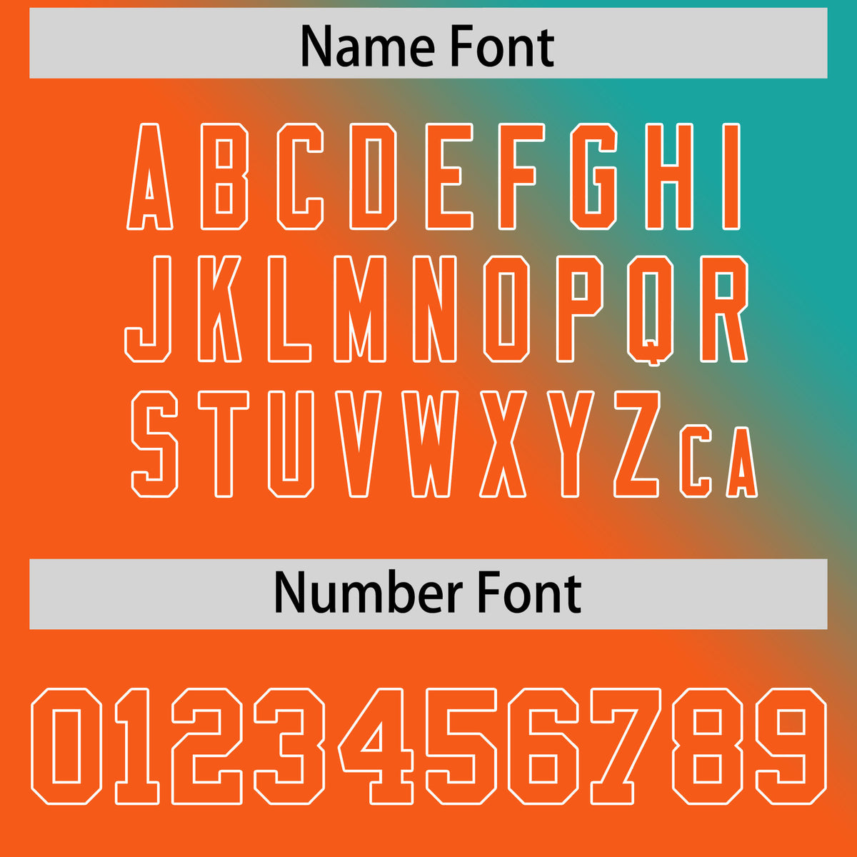 Custom Aqua Orange Diagonal Stripe Personalized Gradient Fashion Baseball Jersey