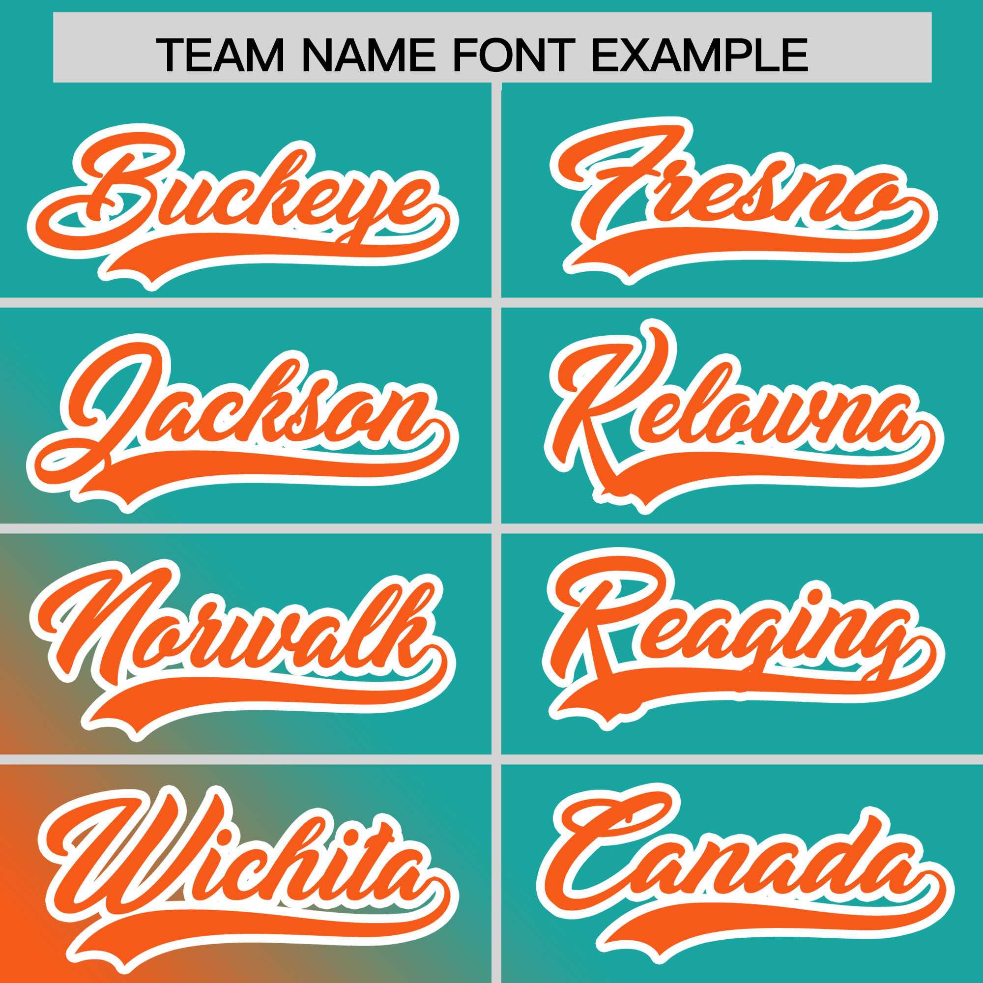 Custom Aqua Orange Diagonal Stripe Personalized Gradient Fashion Baseball Jersey