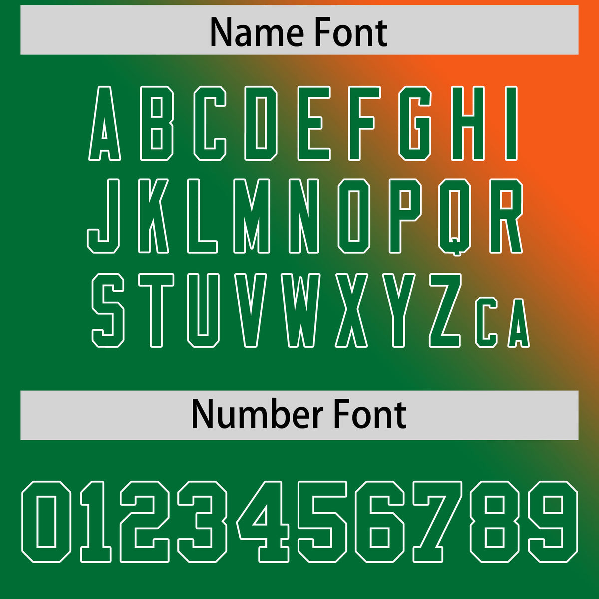 Custom Orange Kelly Green Diagonal Stripe Personalized Gradient Fashion Baseball Jersey