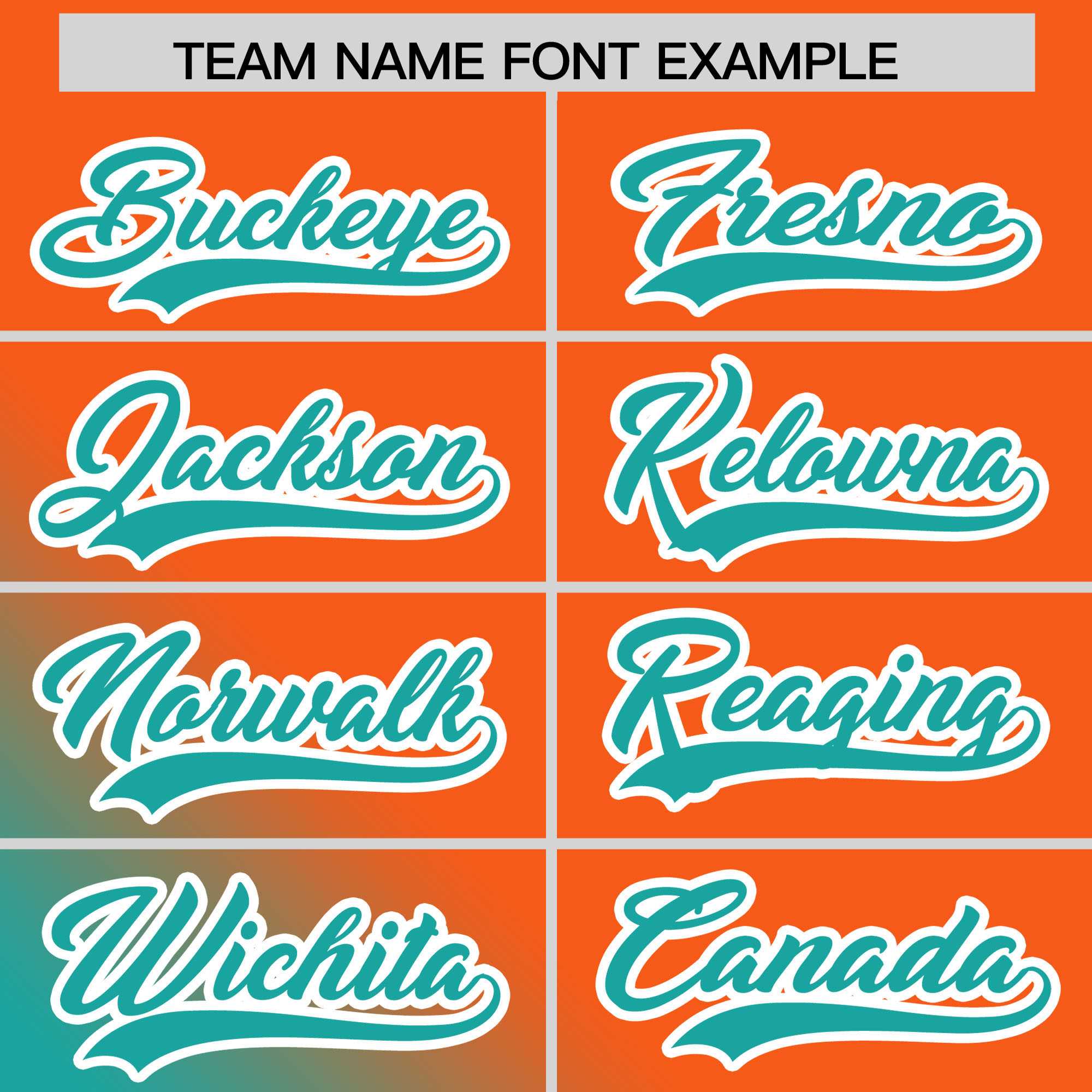 Custom Orange Aqua Diagonal Stripe Personalized Gradient Fashion Baseball Jersey