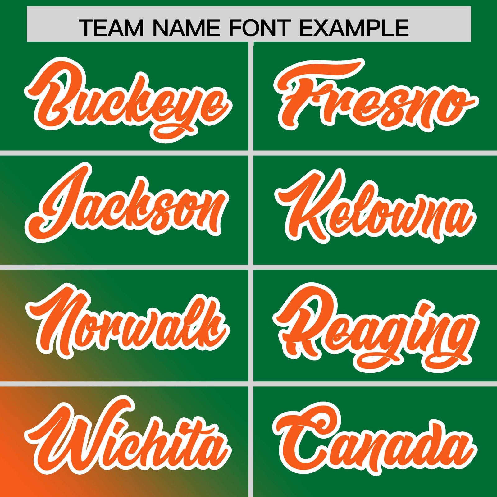 Custom Kelly Green Orange Diagonal Stripe Personalized Gradient Fashion Baseball Jersey