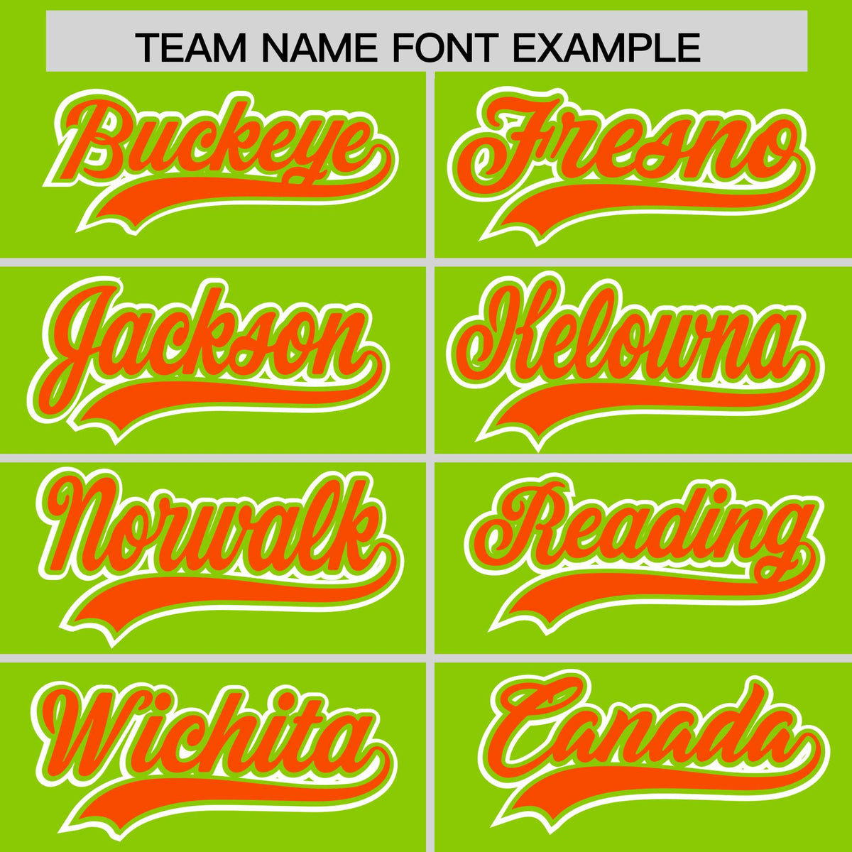 Custom Neon Green Orange Contrast Raglan Sleeves Authentic Baseball Jersey