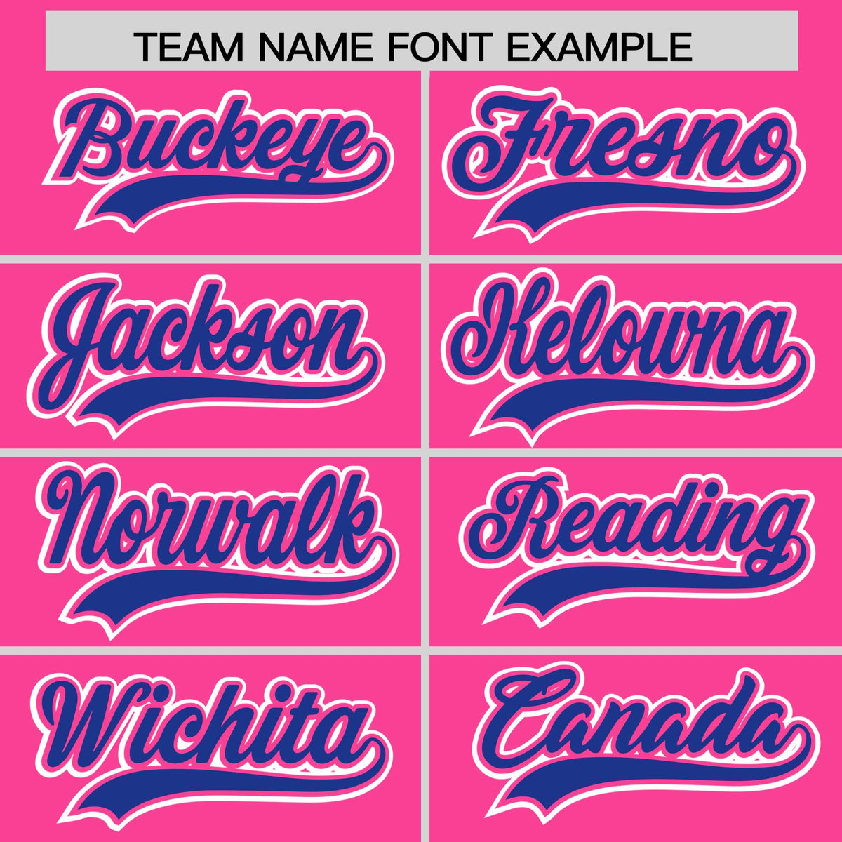 Custom Pink Royal Contrast Raglan Sleeves Authentic Baseball Jersey