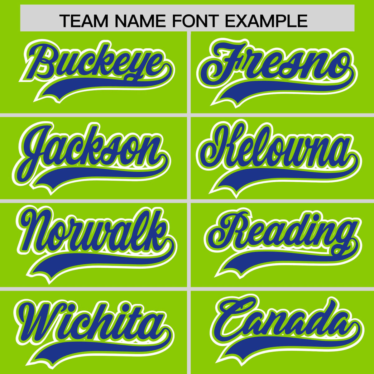 Custom Neon Green Royal Contrast Raglan Sleeves Authentic Baseball Jersey