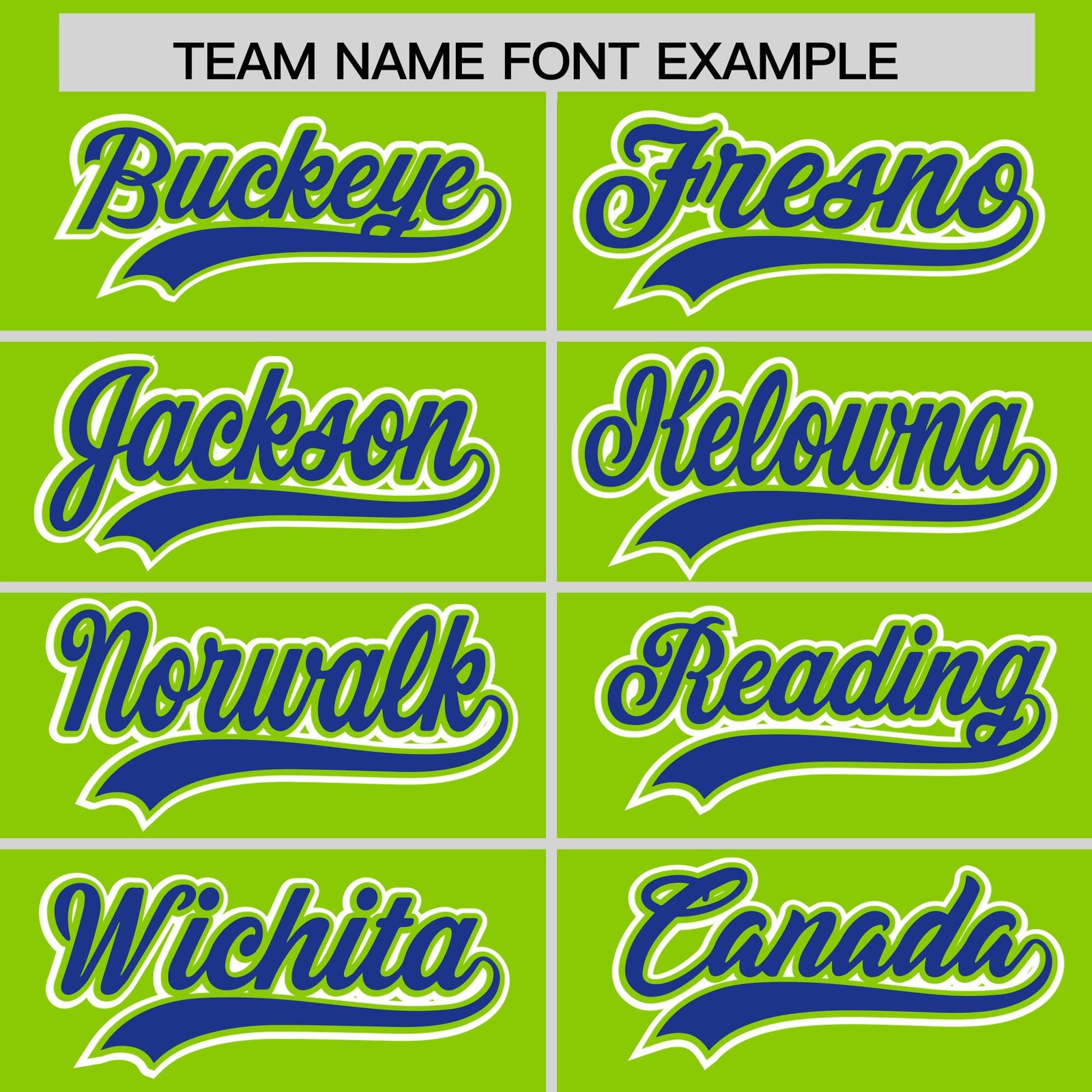 Custom Neon Green Royal Contrast Raglan Sleeves Authentic Baseball Jersey