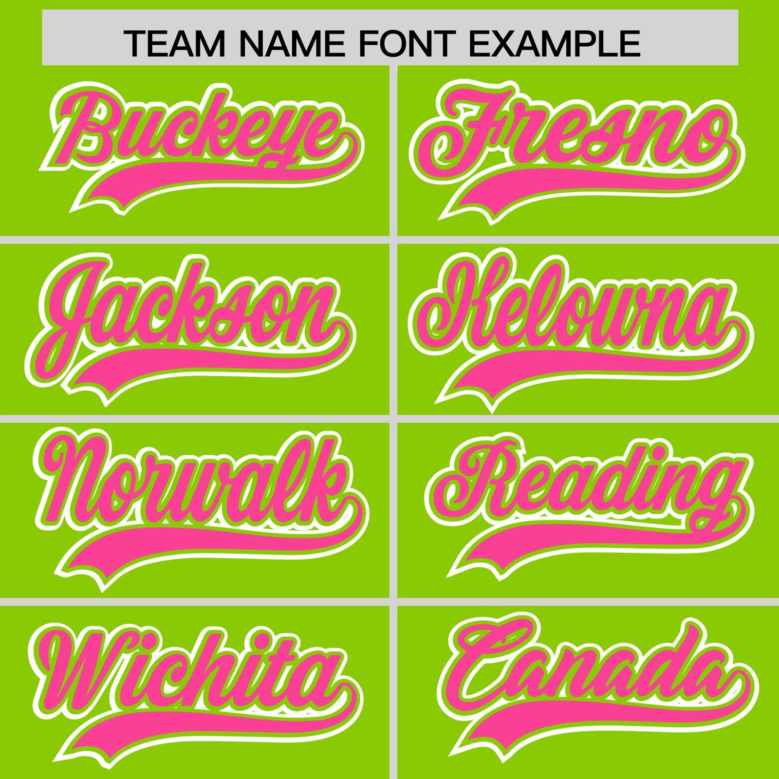 Custom Neon Green Pink Contrast Raglan Sleeves Authentic Baseball Jersey