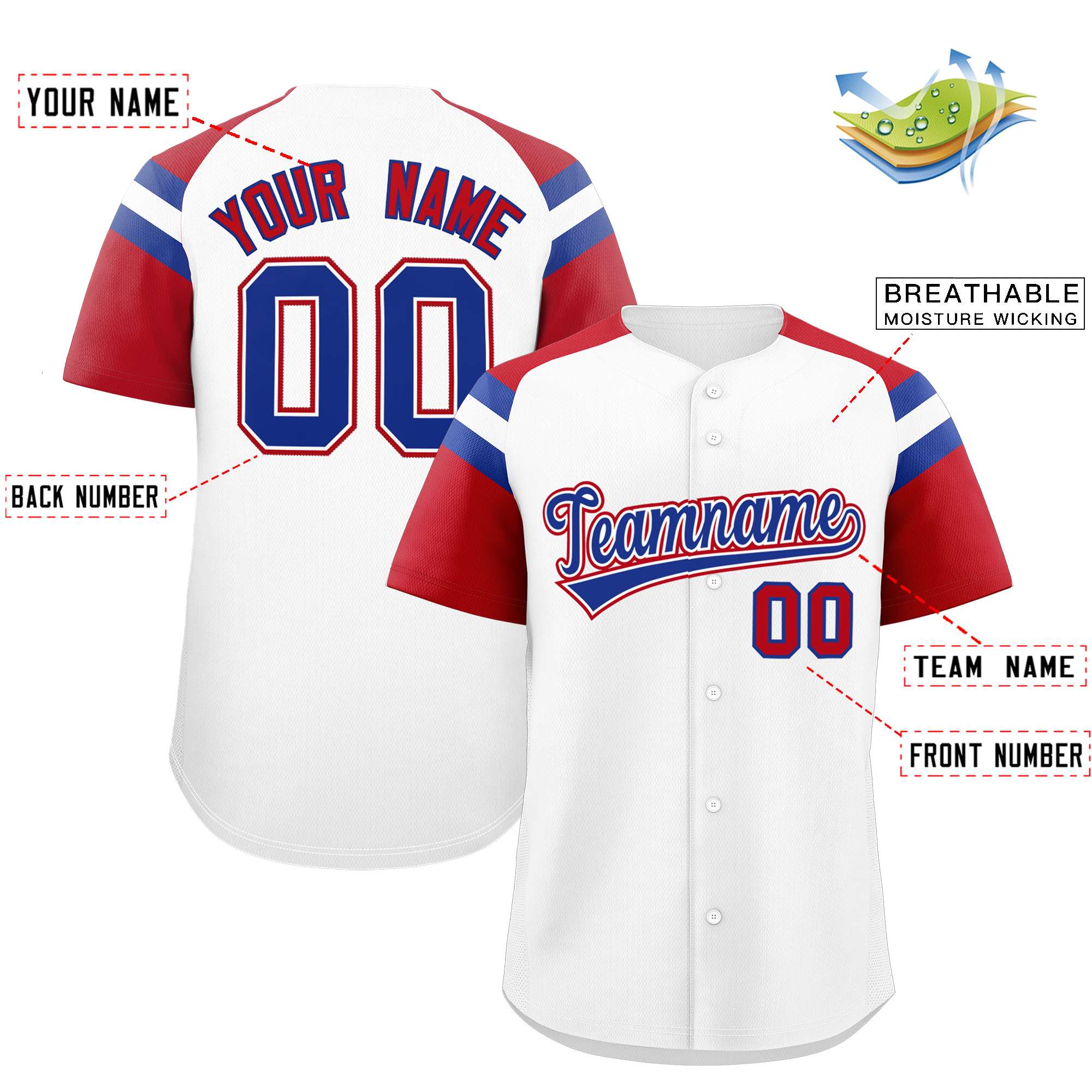 Custom-White-Red-Contrast-Raglan-Sleeves-Authentic-Baseball-Jersey-002