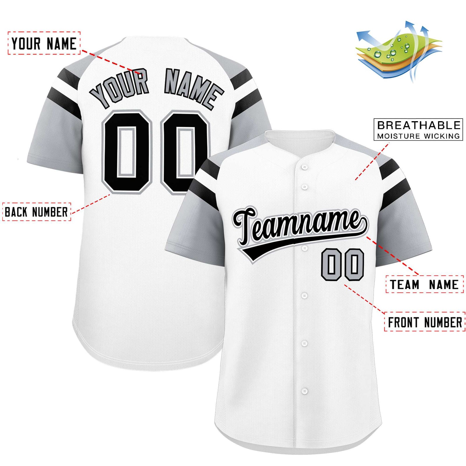 Custom-White-Silver-Contrast-Raglan-Sleeves-Authentic-Baseball-Jersey-006