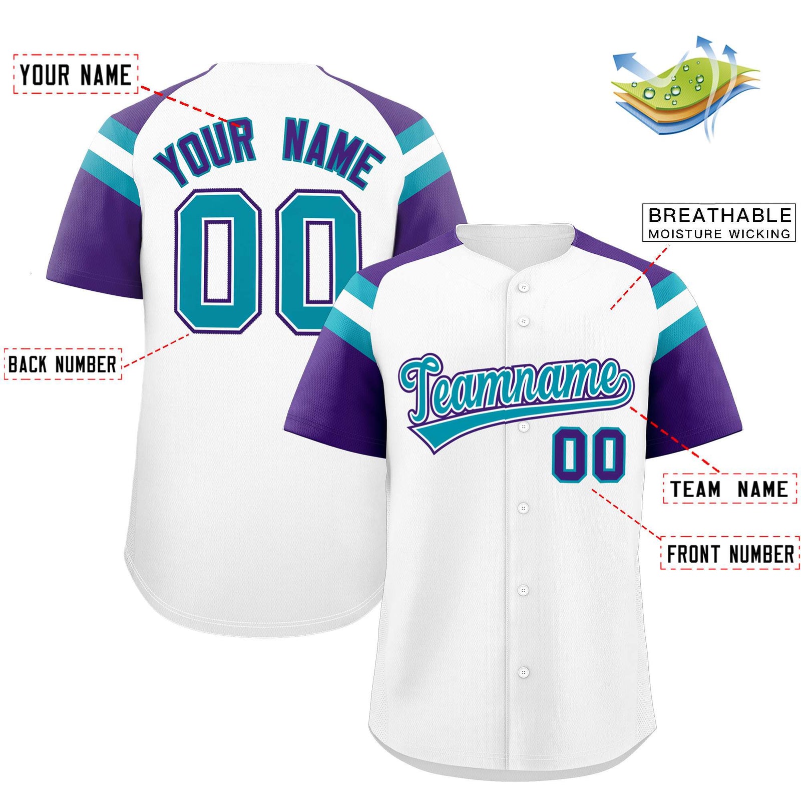 Custom-White-Purple-Contrast-Raglan-Sleeves-Authentic-Baseball-Jersey-013