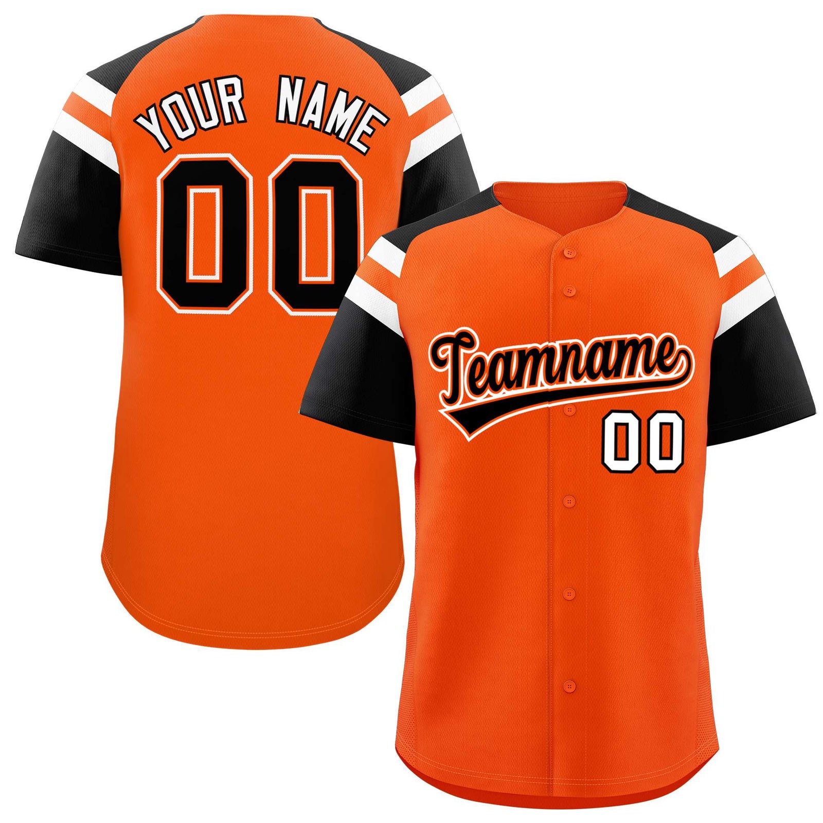 Custom-Orange-Black-Contrast-Raglan-Sleeves-Authentic-Baseball-Jersey-018