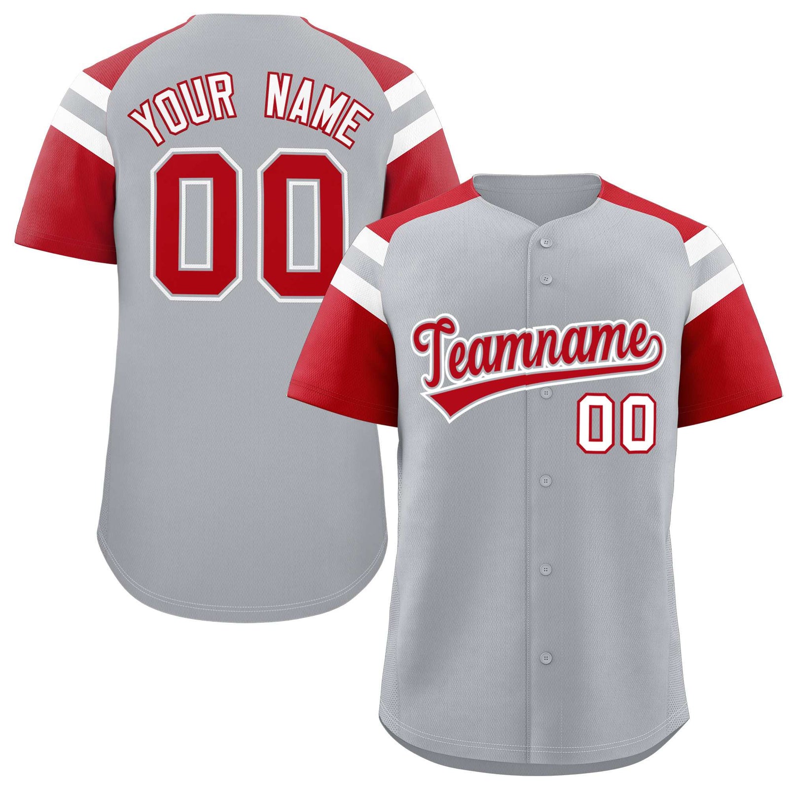 Custom-Silver-Red-Contrast-Raglan-Sleeves-Authentic-Baseball-Jersey-032