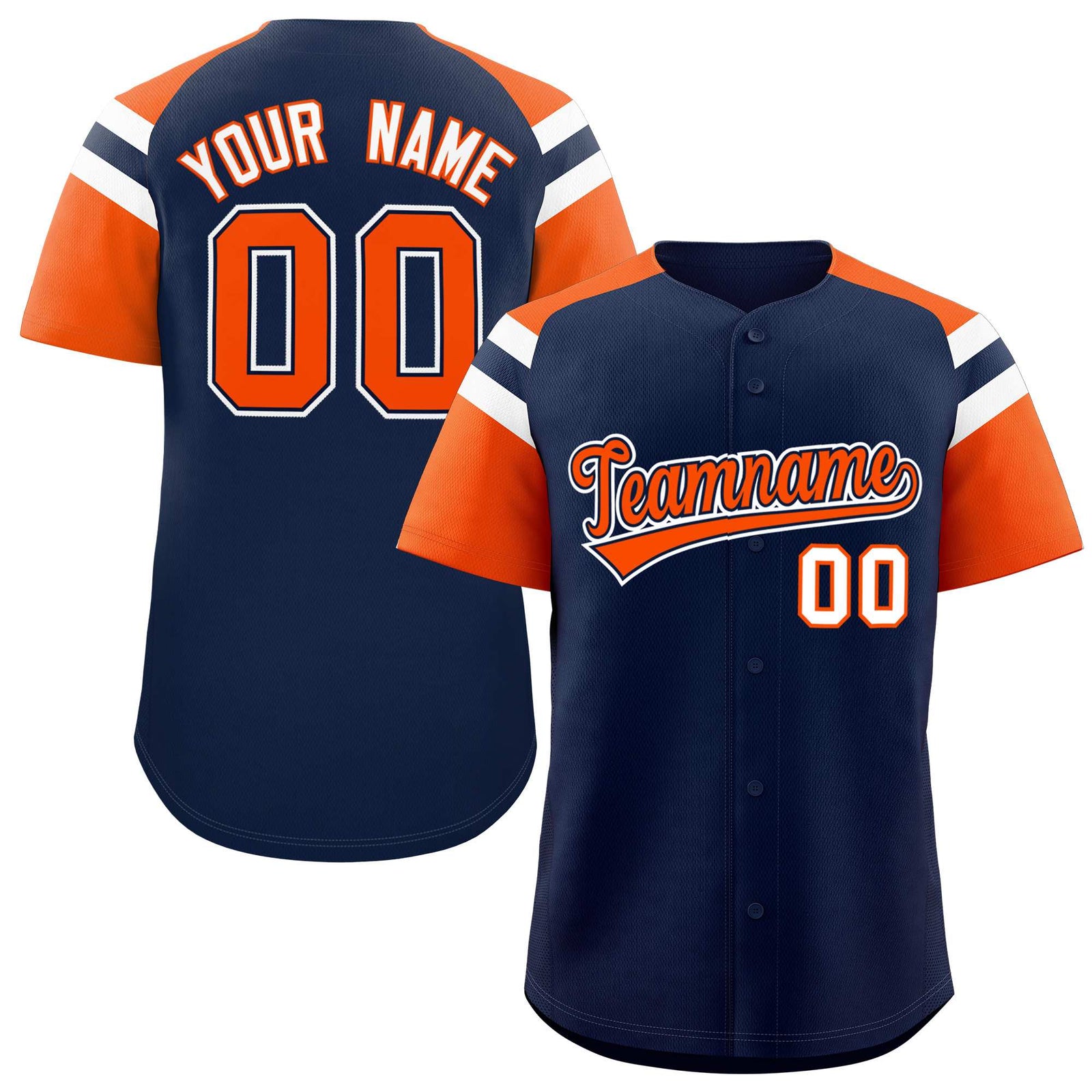 Custom-Navy-Orange-Contrast-Raglan-Sleeves-Authentic-Baseball-Jersey-035
