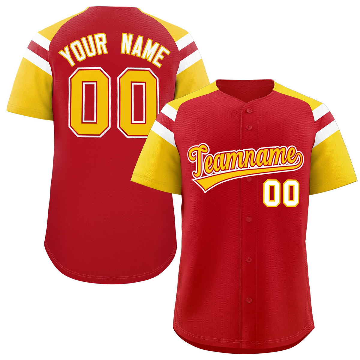 Custom-Red-Gold-Contrast-Raglan-Sleeves-Authentic-Baseball-Jersey-045