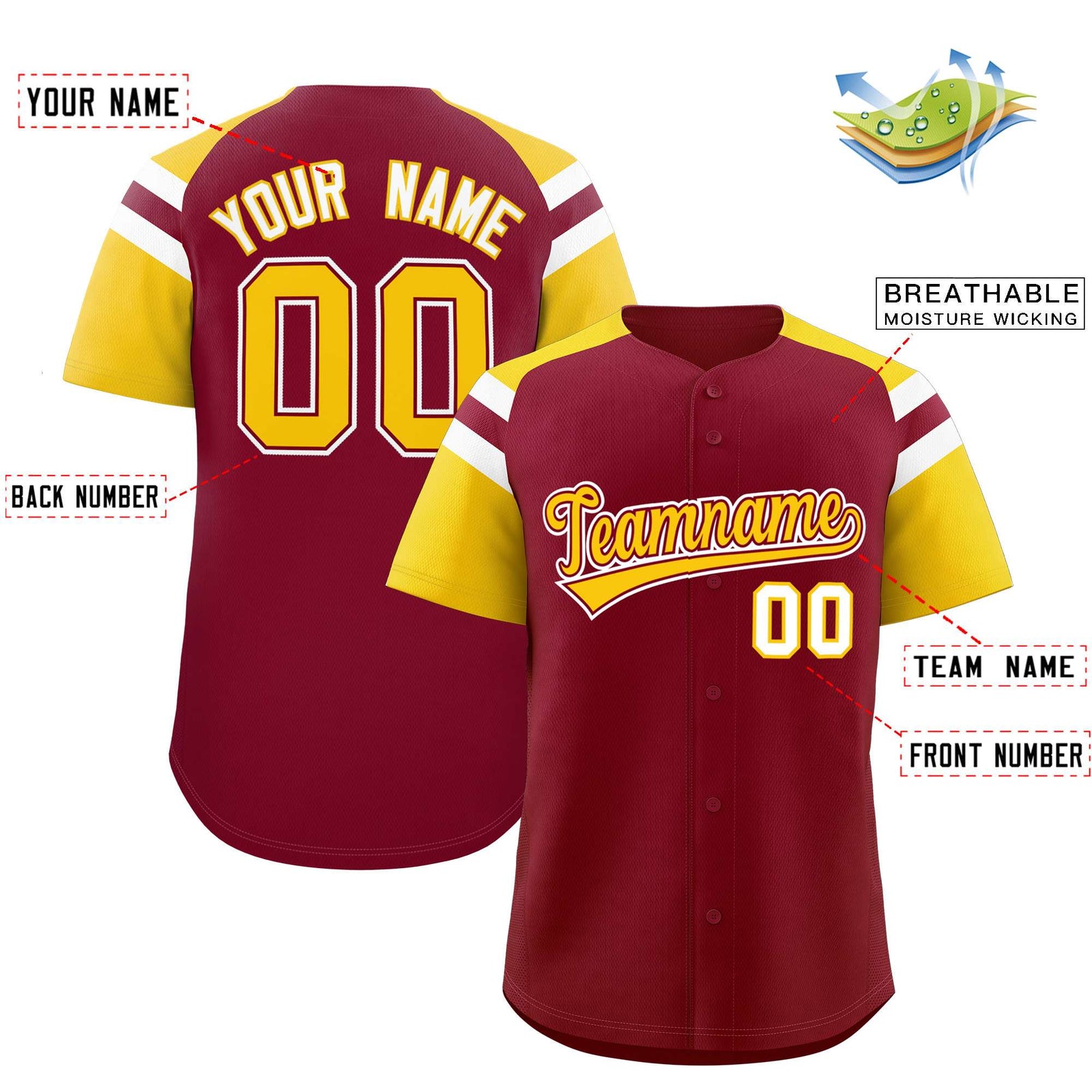 Custom-Crimson-Gold-Contrast-Raglan-Sleeves-Authentic-Baseball-Jersey-047