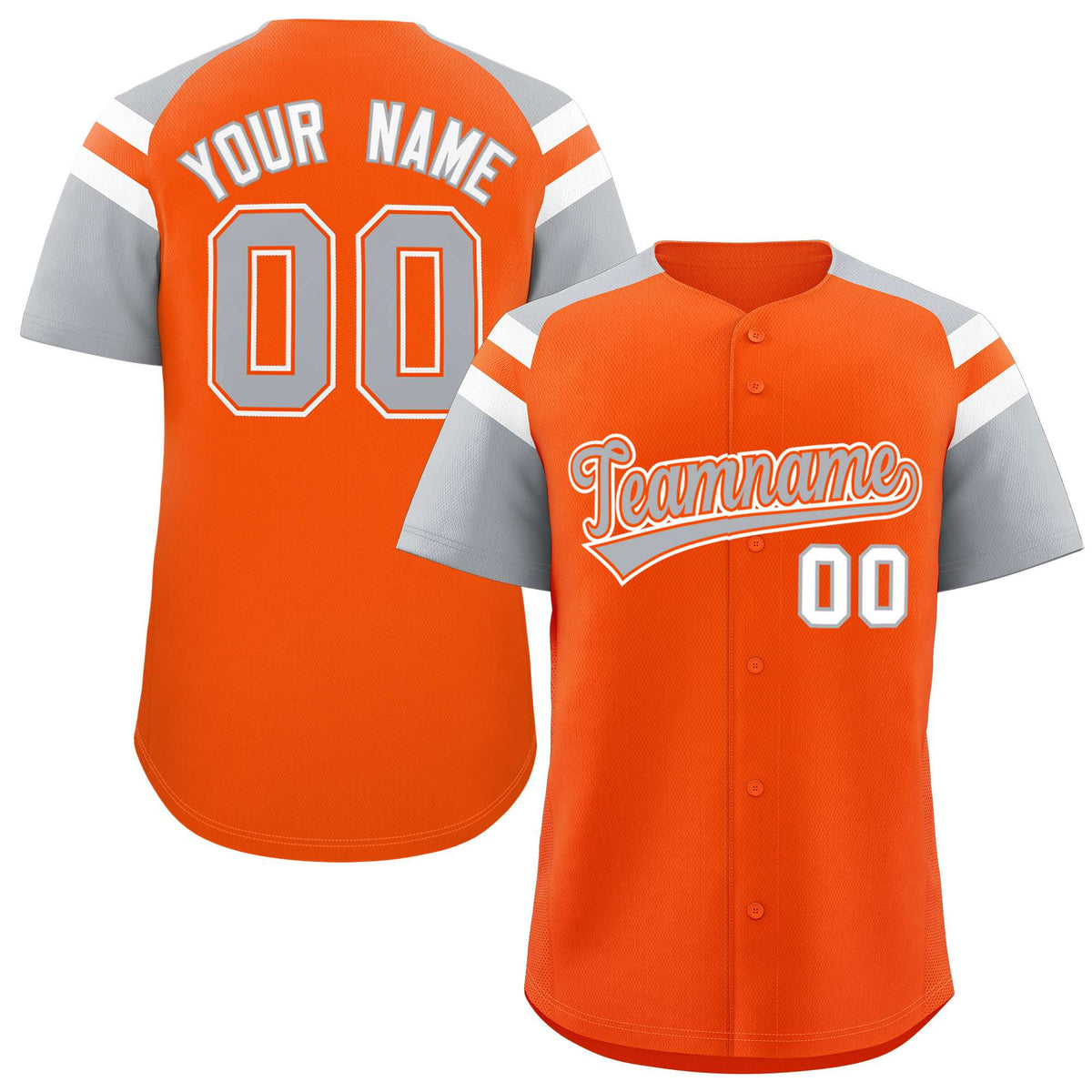 Custom-Orange-Silver-Contrast-Raglan-Sleeves-Authentic-Baseball-Jersey-057