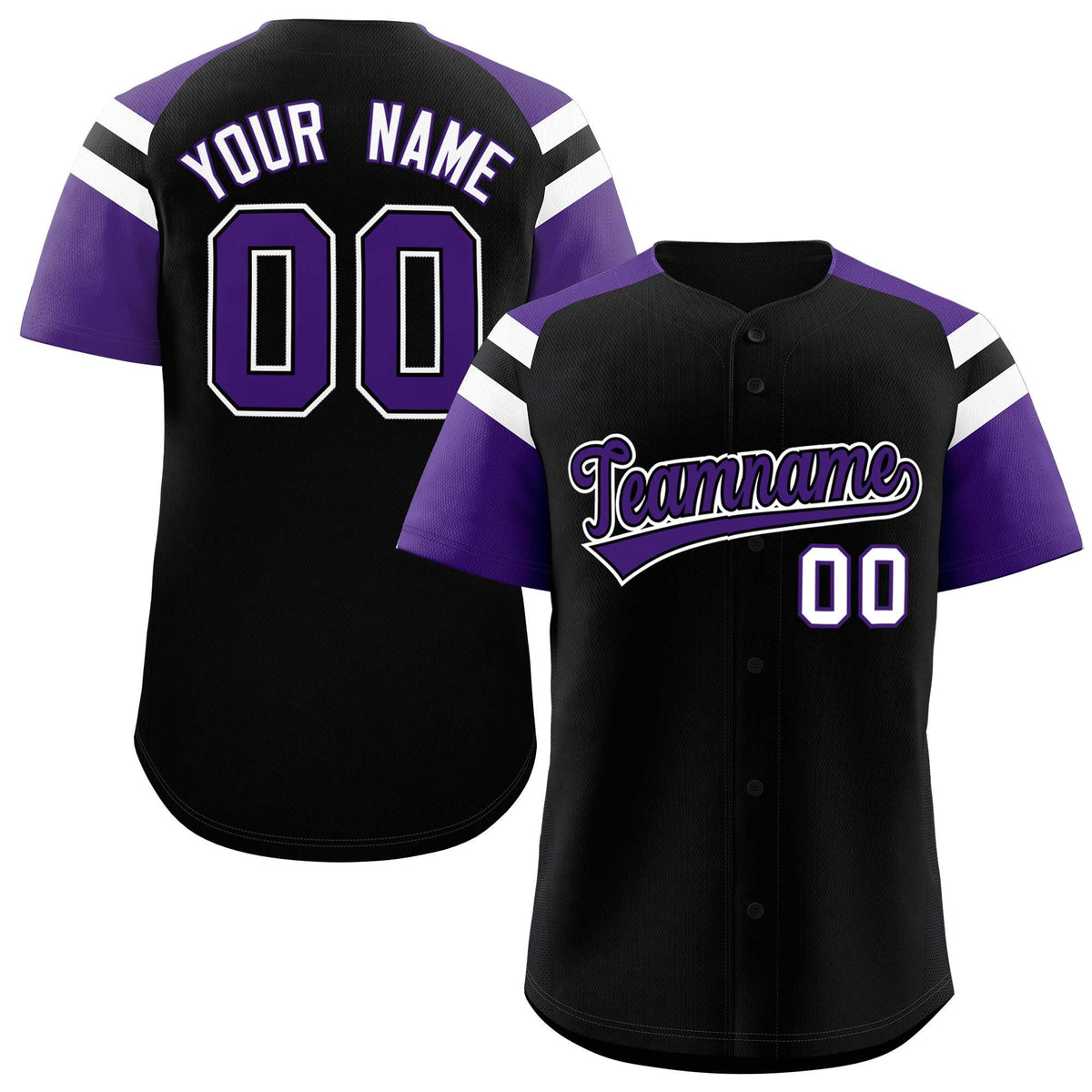 Custom-Black-Purple-Contrast-Raglan-Sleeves-Authentic-Baseball-Jersey-080