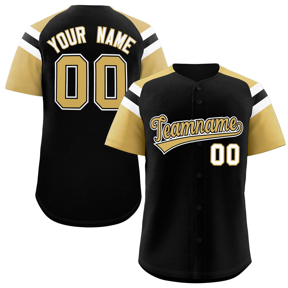 Custom-Black-Old-Gold-Contrast-Raglan-Sleeves-Authentic-Baseball-Jersey-098