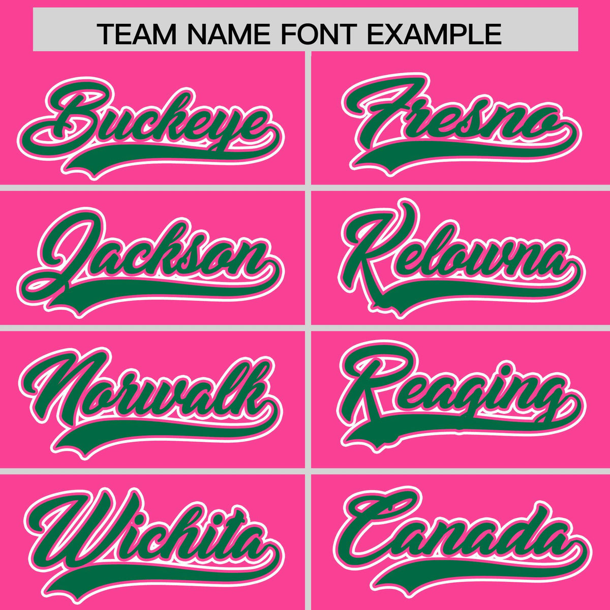 Custom Pink Kelly Green Contrast Raglan Sleeves Authentic Baseball Jersey