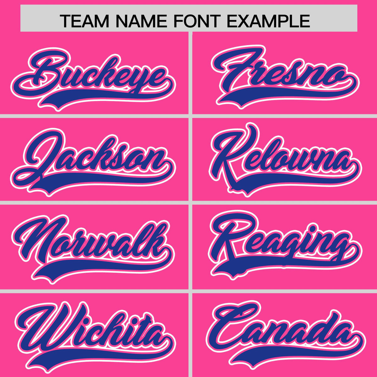 Custom Pink Royal Contrast Raglan Sleeves Authentic Baseball Jersey