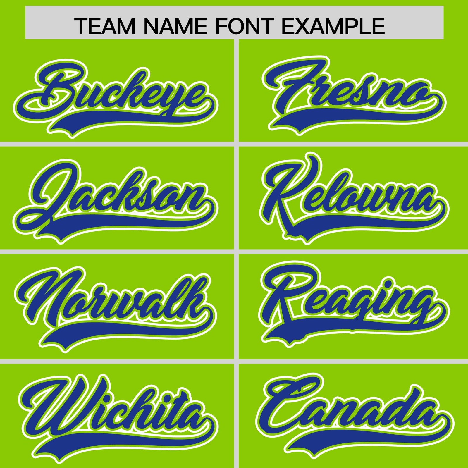 Custom Neon Green Royal Contrast Raglan Sleeves Authentic Baseball Jersey