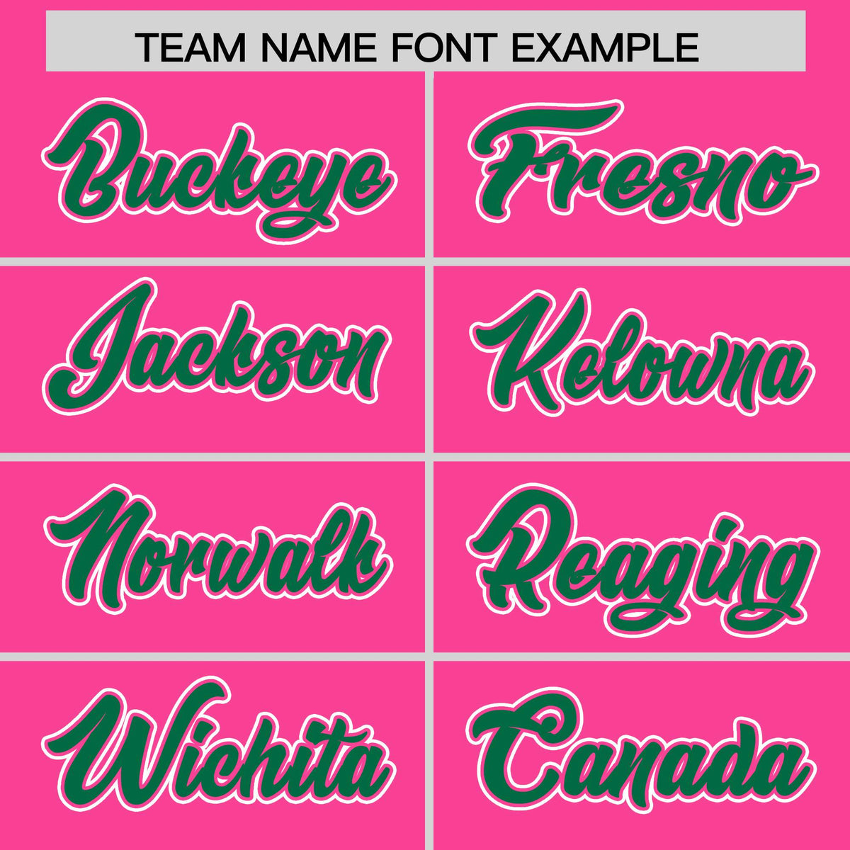 Custom Pink Kelly Green Contrast Raglan Sleeves Authentic Baseball Jersey