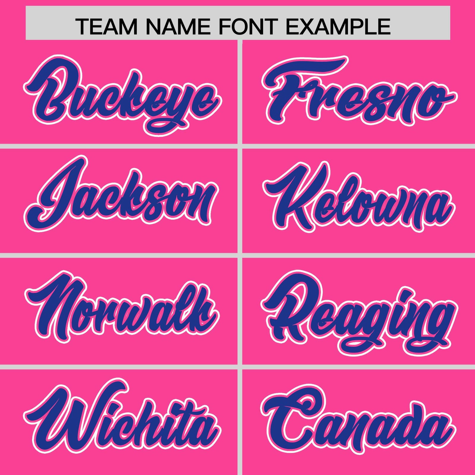 Custom Pink Royal Contrast Raglan Sleeves Authentic Baseball Jersey