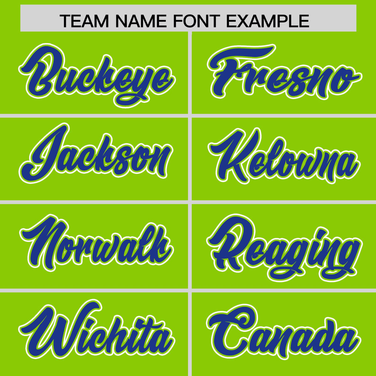 Custom Neon Green Royal Contrast Raglan Sleeves Authentic Baseball Jersey