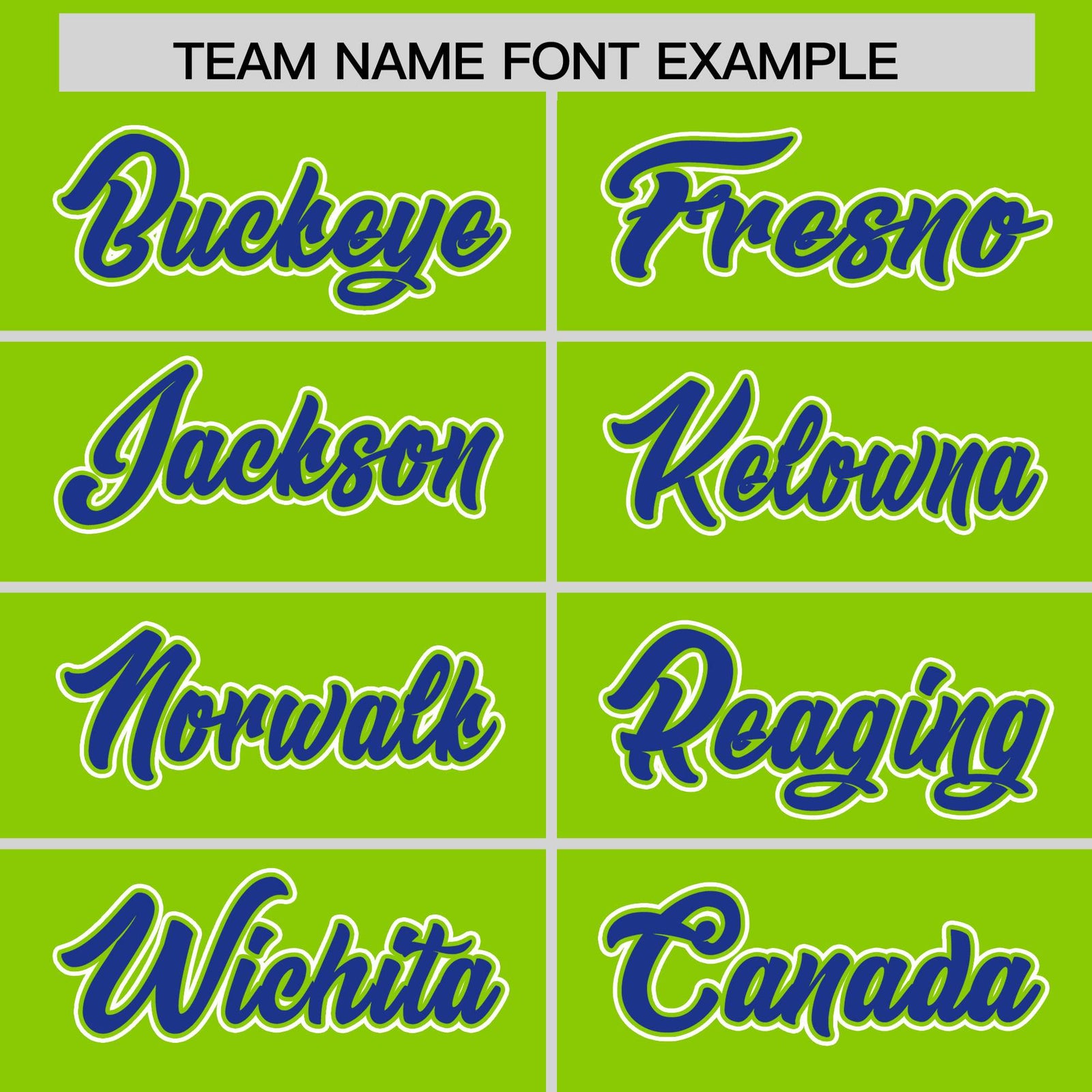 Custom Neon Green Royal Contrast Raglan Sleeves Authentic Baseball Jersey