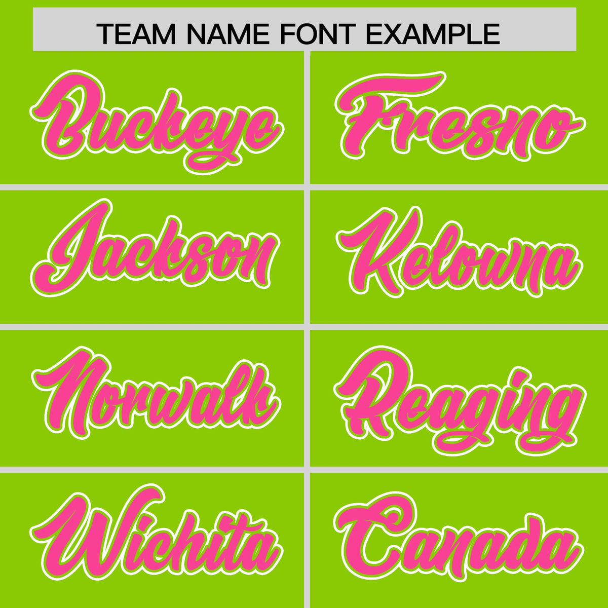 Custom Neon Green Pink Contrast Raglan Sleeves Authentic Baseball Jersey