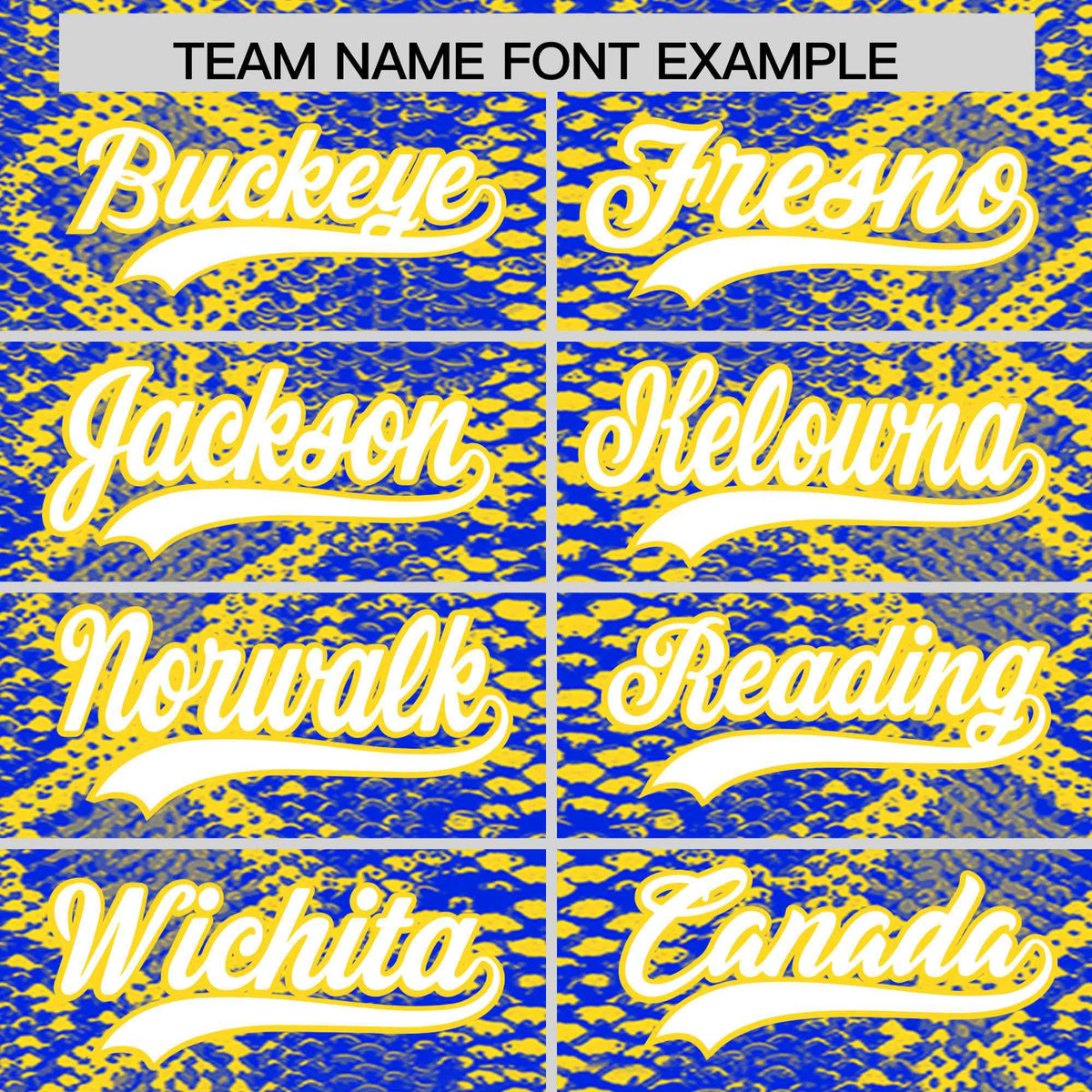 Custom Multi Color Snakeskin Pattern Authentic Baseball Jersey