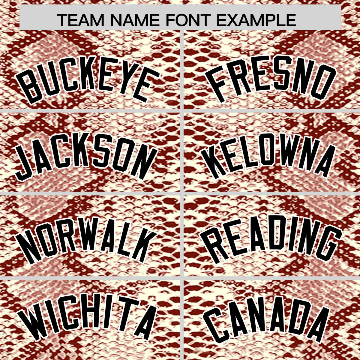 Custom Multi Color Snakeskin Pattern Authentic Baseball Jersey