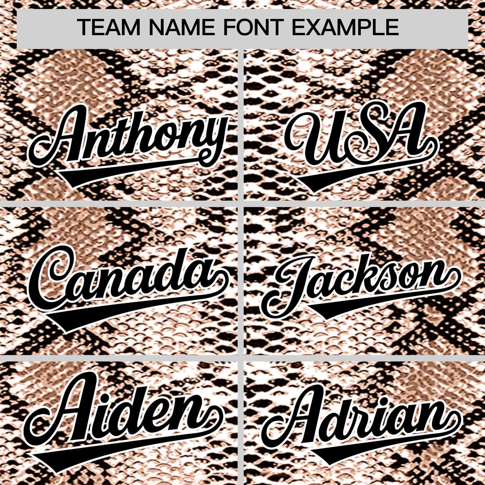 Custom Multi Color Snakeskin Pattern Authentic Baseball Jersey