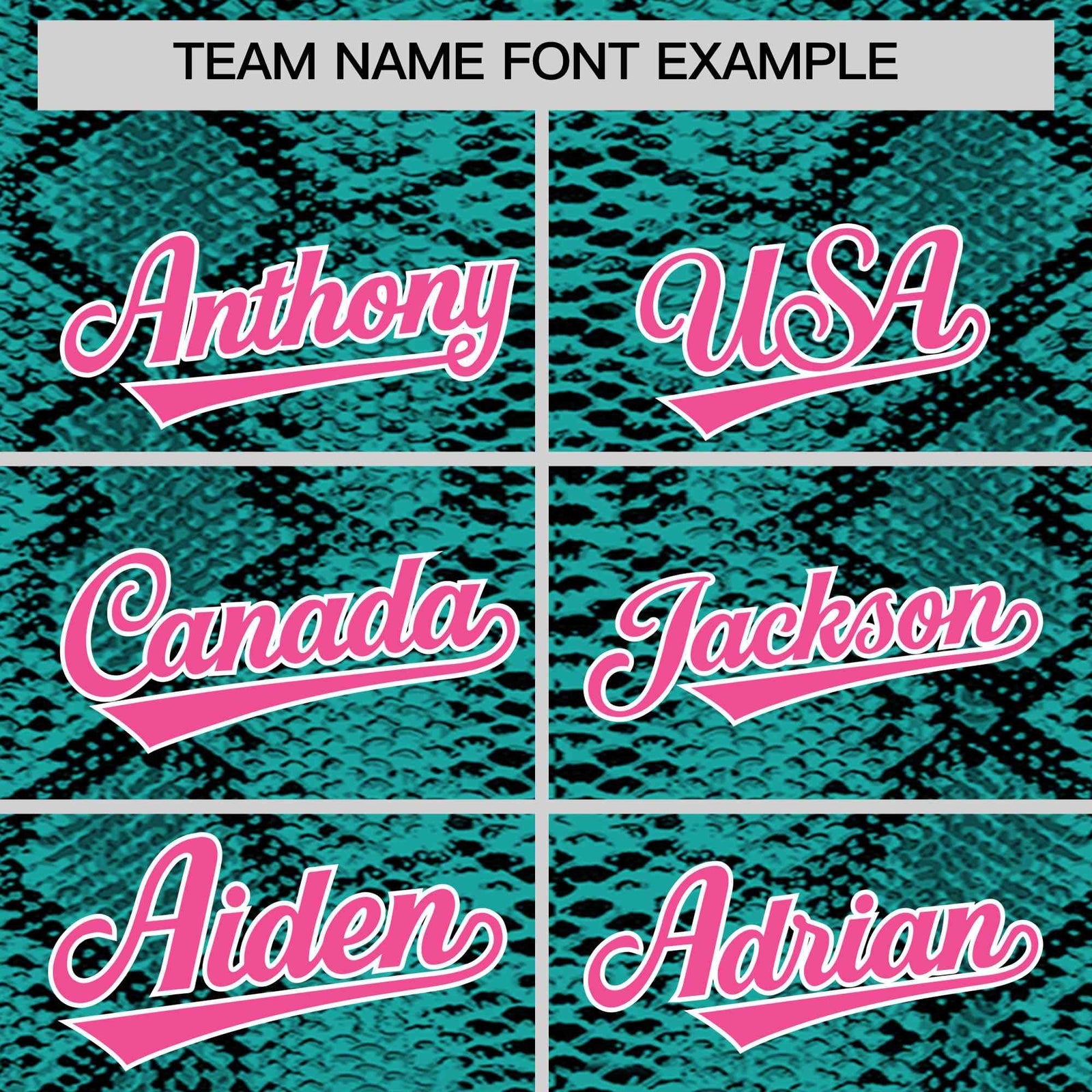 Custom Multi Color Snakeskin Pattern Authentic Baseball Jersey