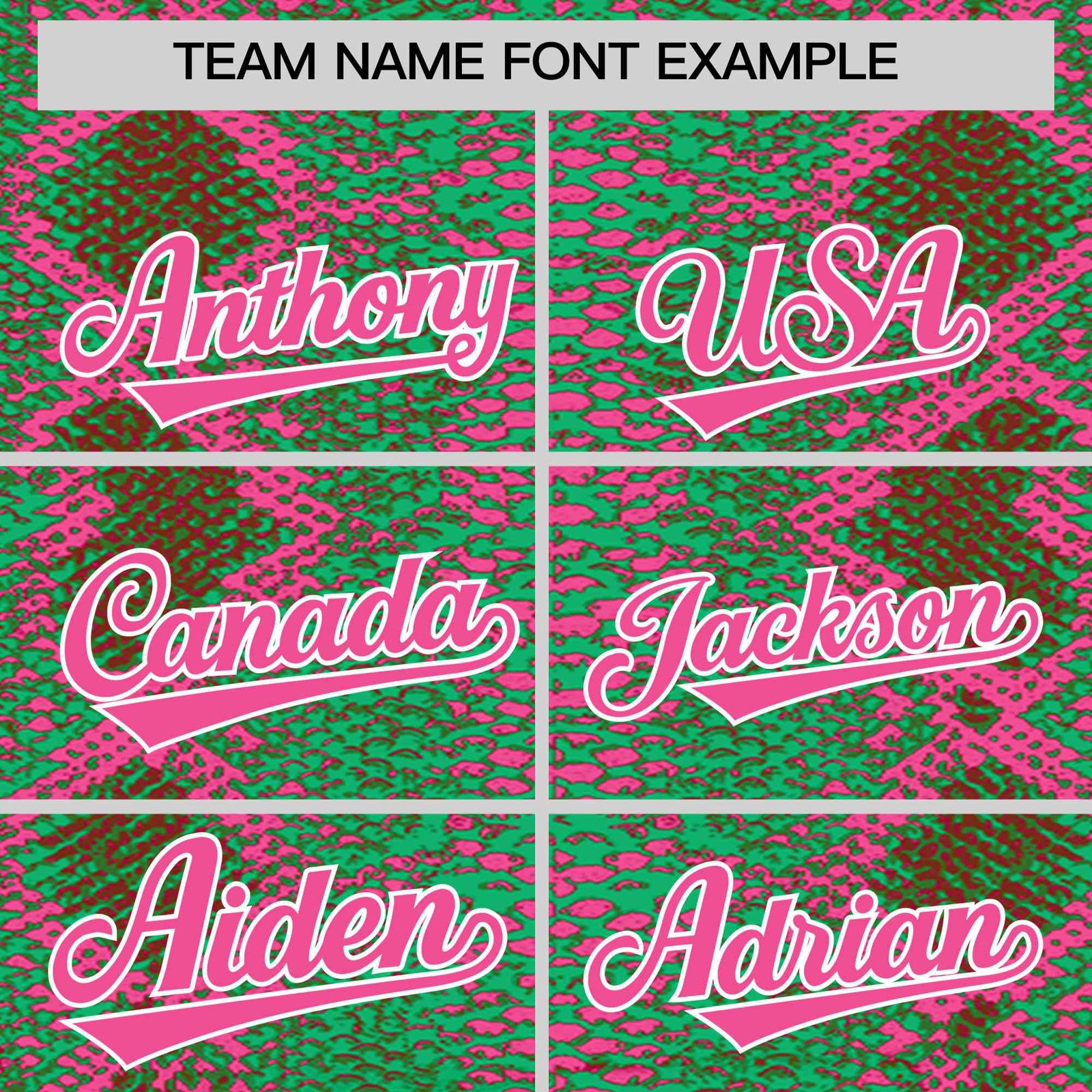 Custom Multi Color Snakeskin Pattern Authentic Baseball Jersey