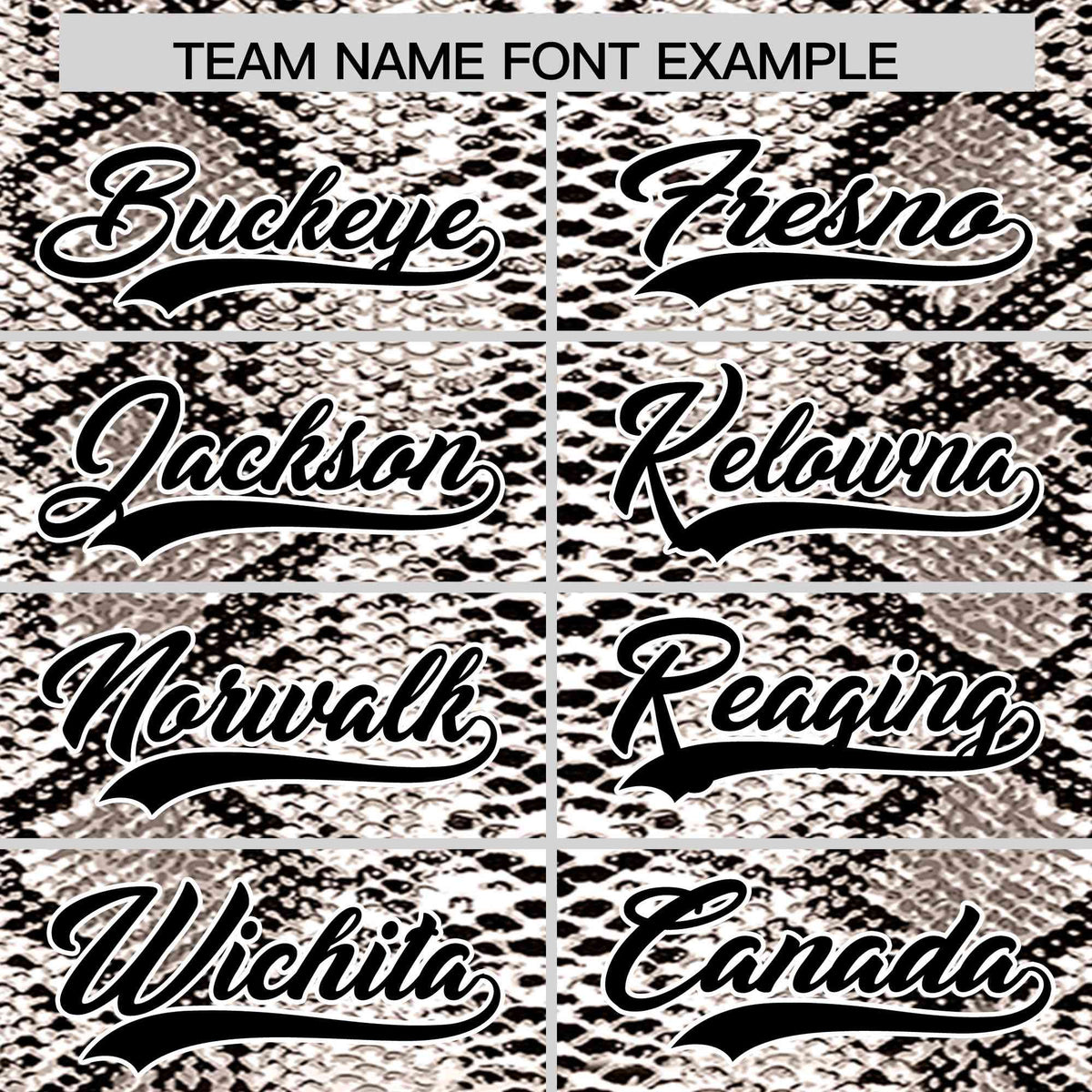 Custom Multi Color Snakeskin Pattern Authentic Baseball Jersey