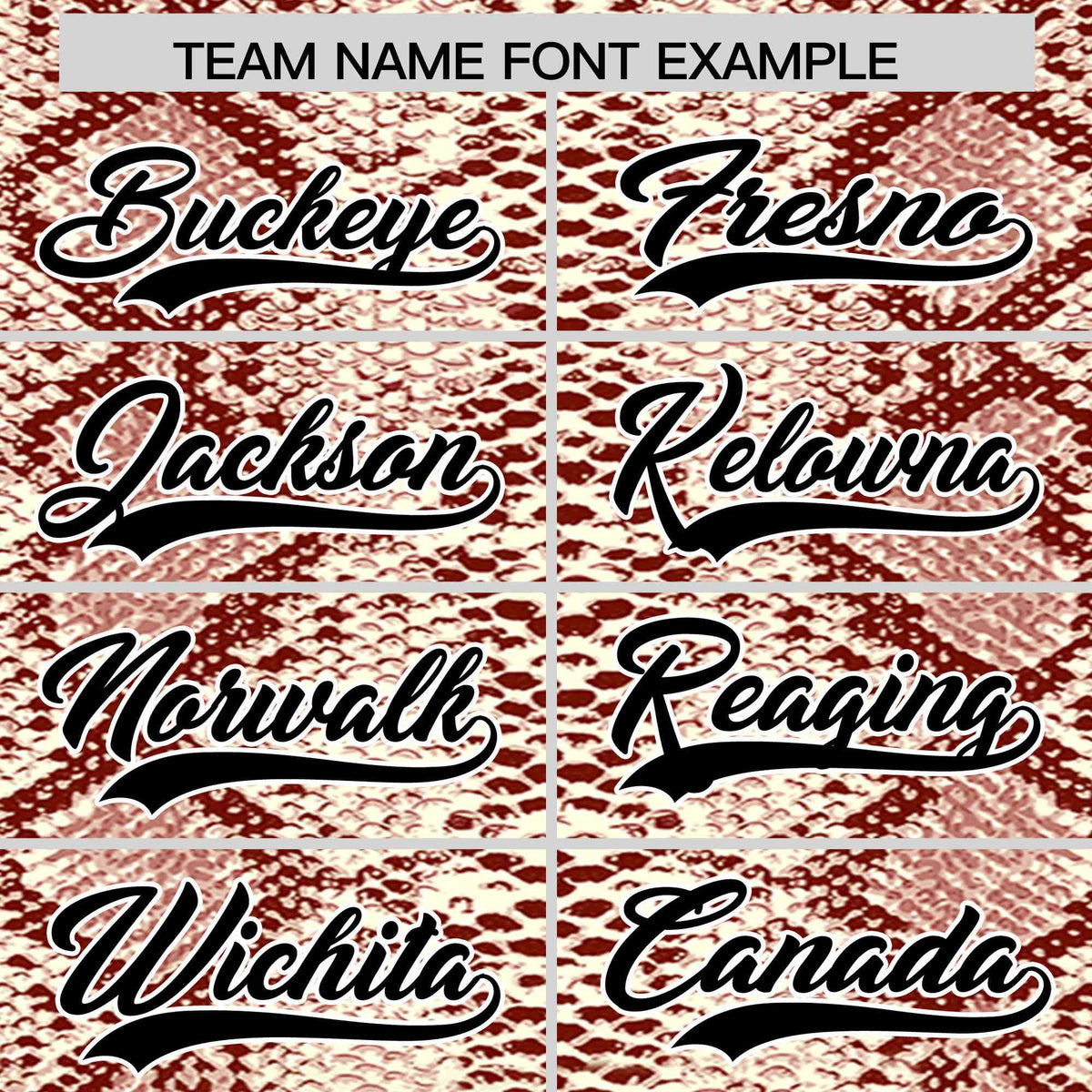 Custom Multi Color Snakeskin Pattern Authentic Baseball Jersey