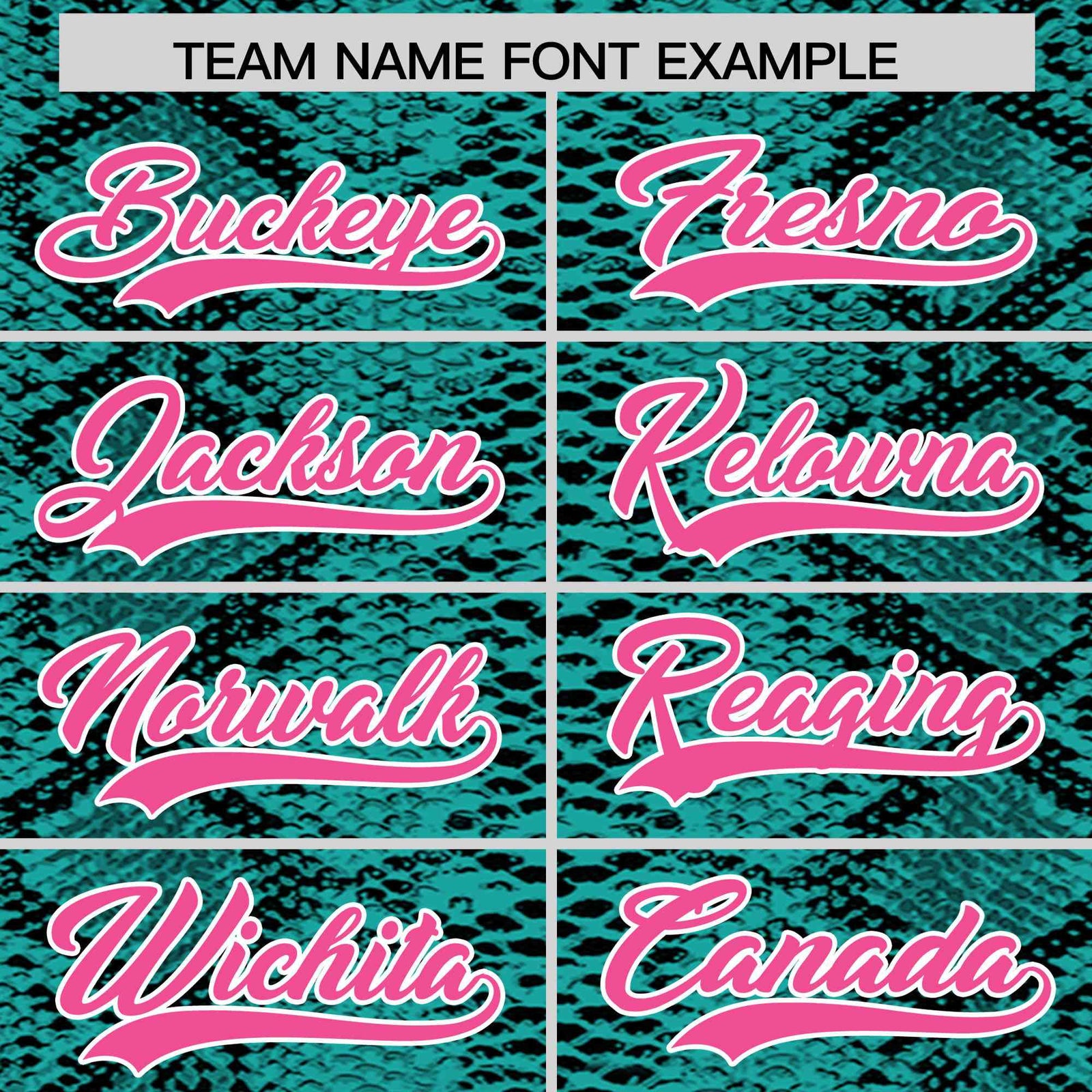 Custom Multi Color Snakeskin Pattern Authentic Baseball Jersey