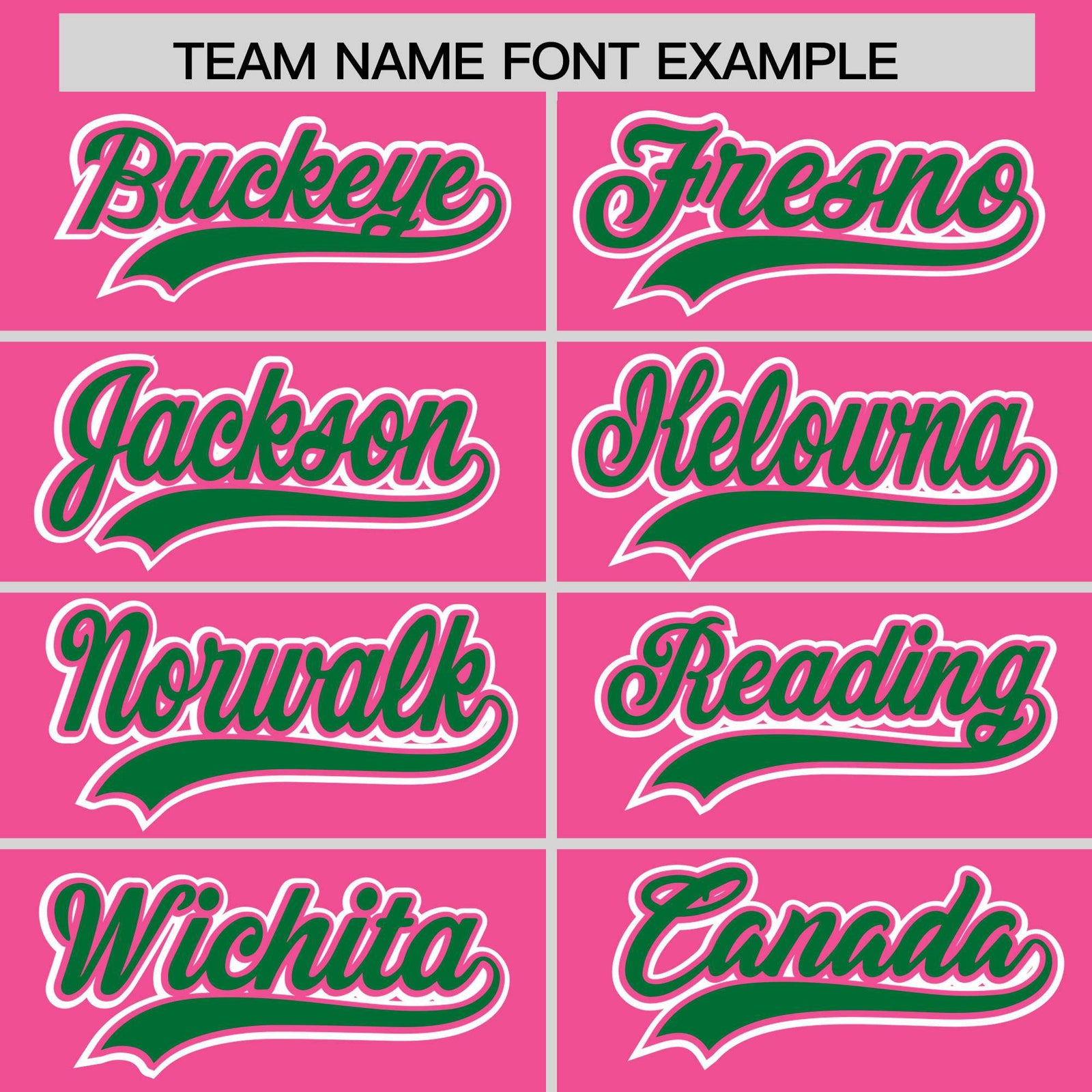 Custom Pink Kelly Green Personalized Edge Color Block Authentic Baseball Jersey