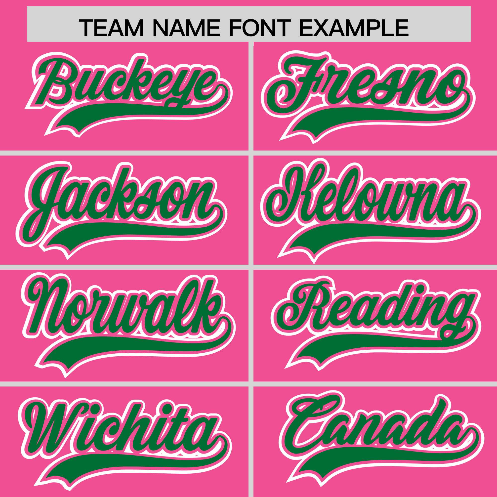 Custom Pink Kelly Green Personalized Edge Color Block Authentic Baseball Jersey