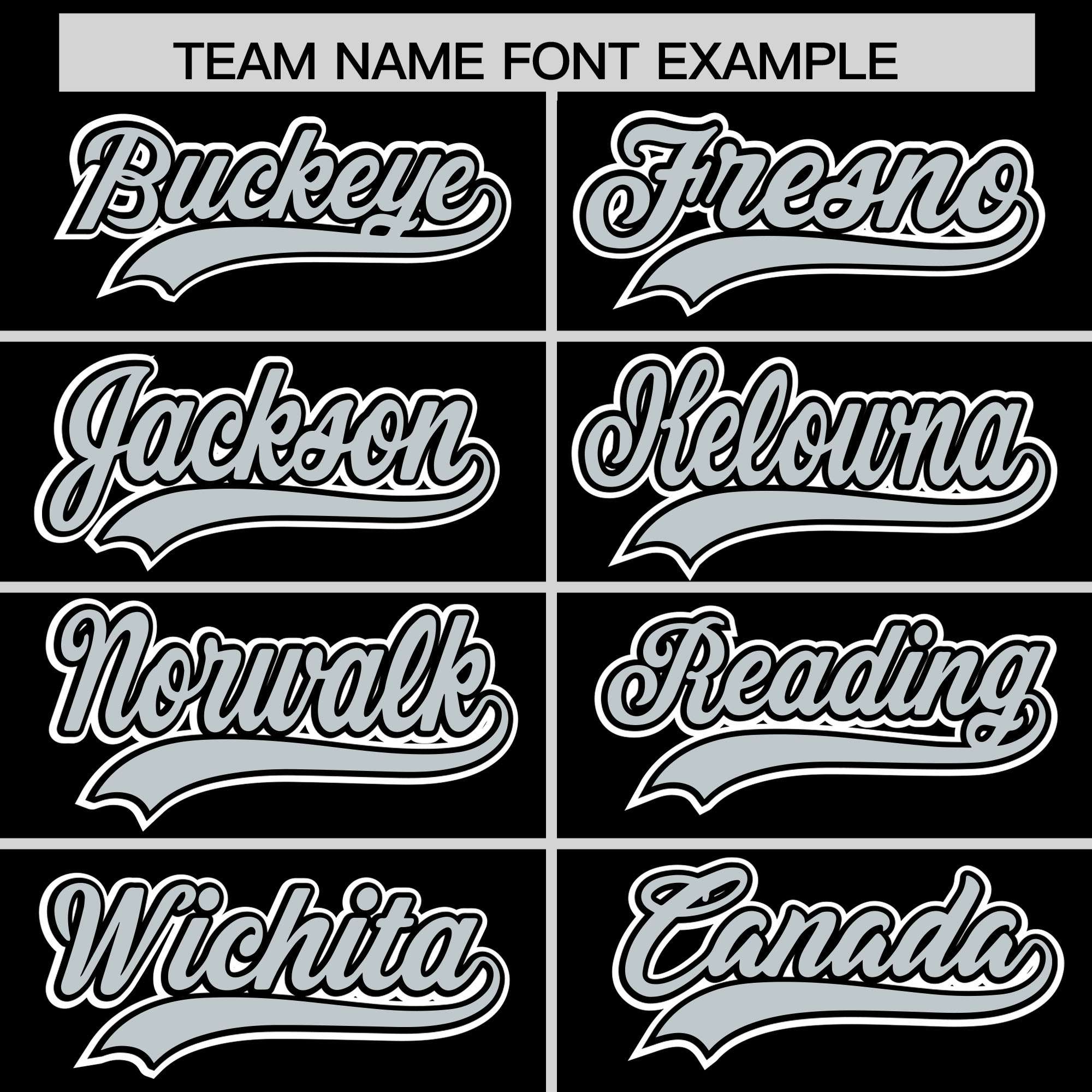 Custom Black Silver Personalized Edge Color Block Authentic Baseball Jersey