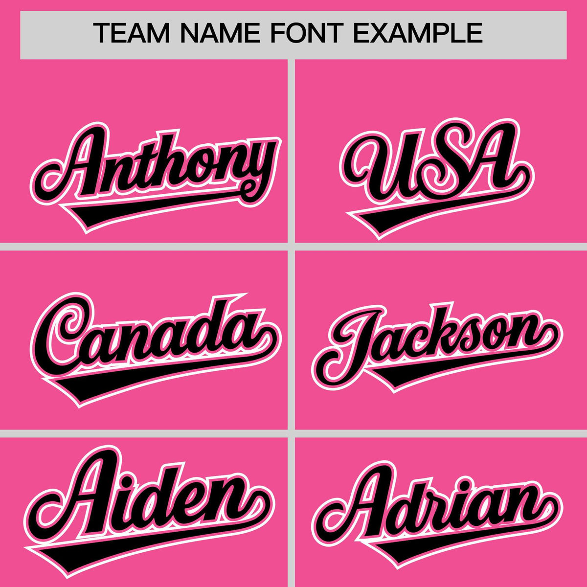 Custom Pink Black Personalized Edge Color Block Authentic Baseball Jersey