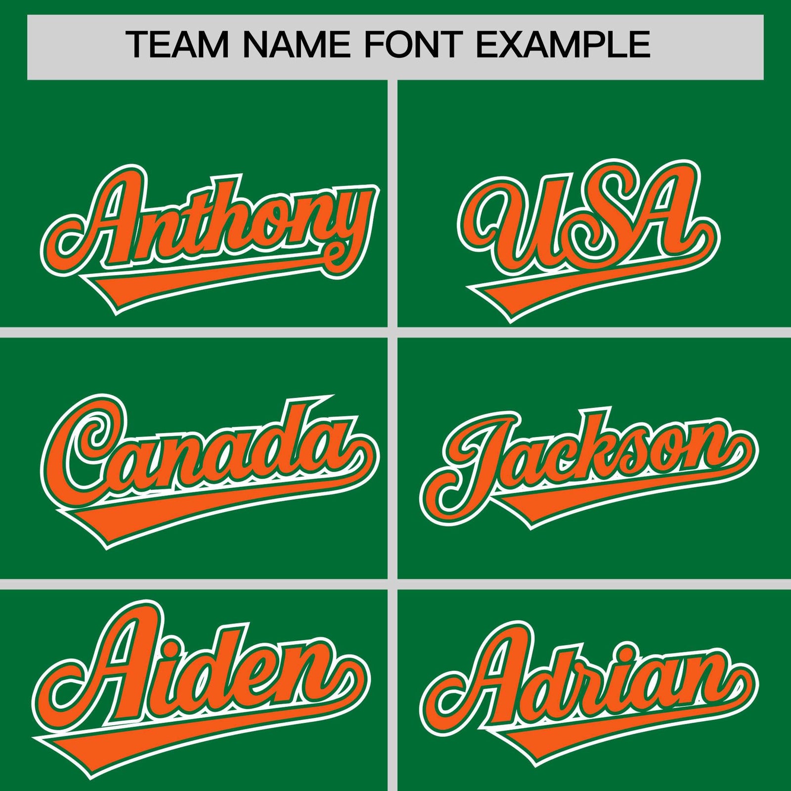 Custom Kelly Green Orange Personalized Edge Color Block Authentic Baseball Jersey