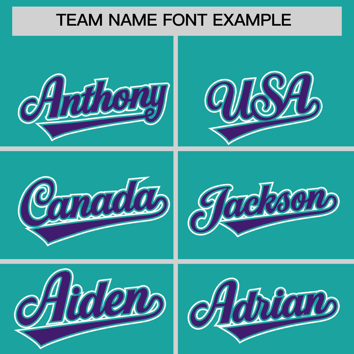 Custom Aqua Purple Personalized Edge Color Block Authentic Baseball Jersey