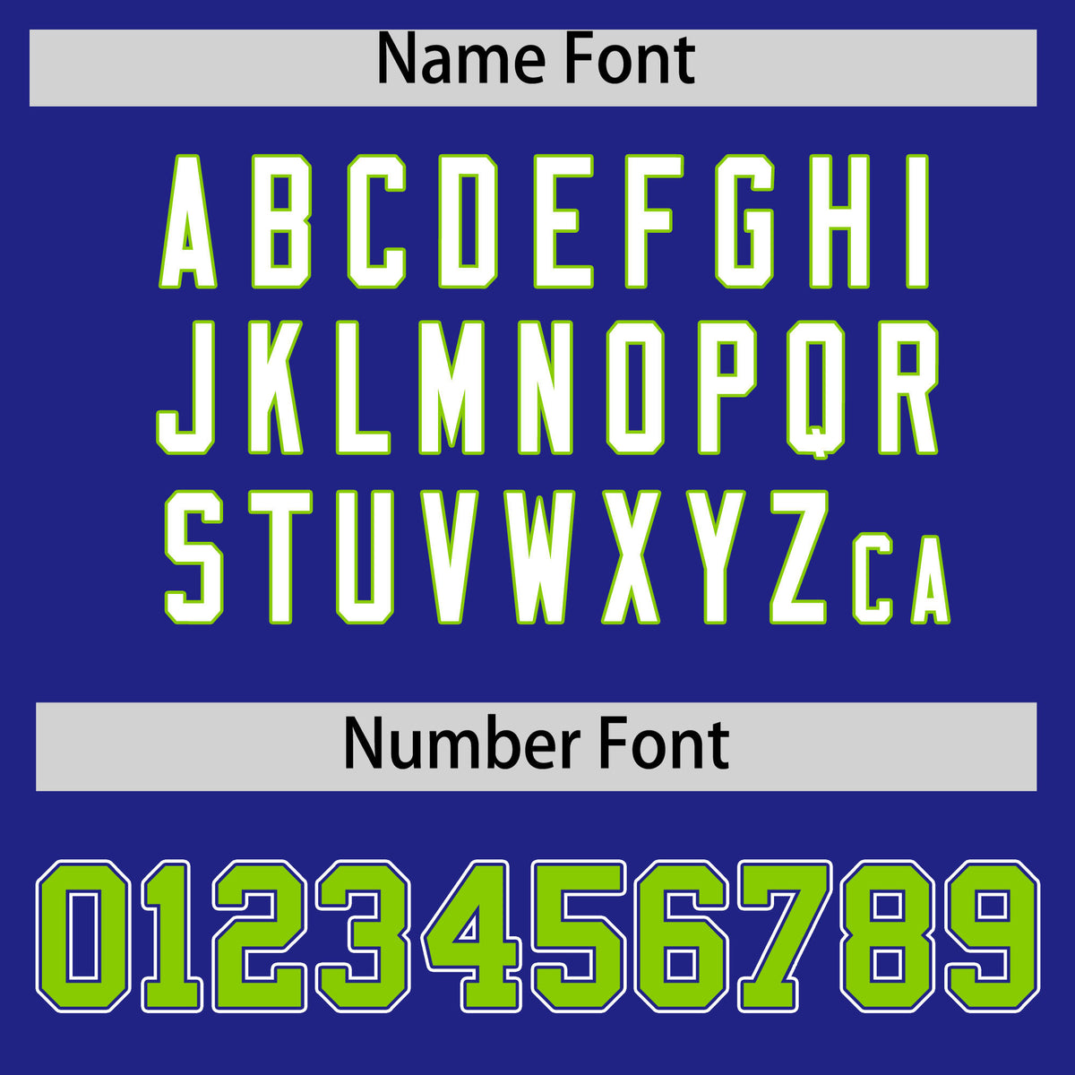 Custom Royal Neon Green Personalized Edge Color Block Authentic Baseball Jersey