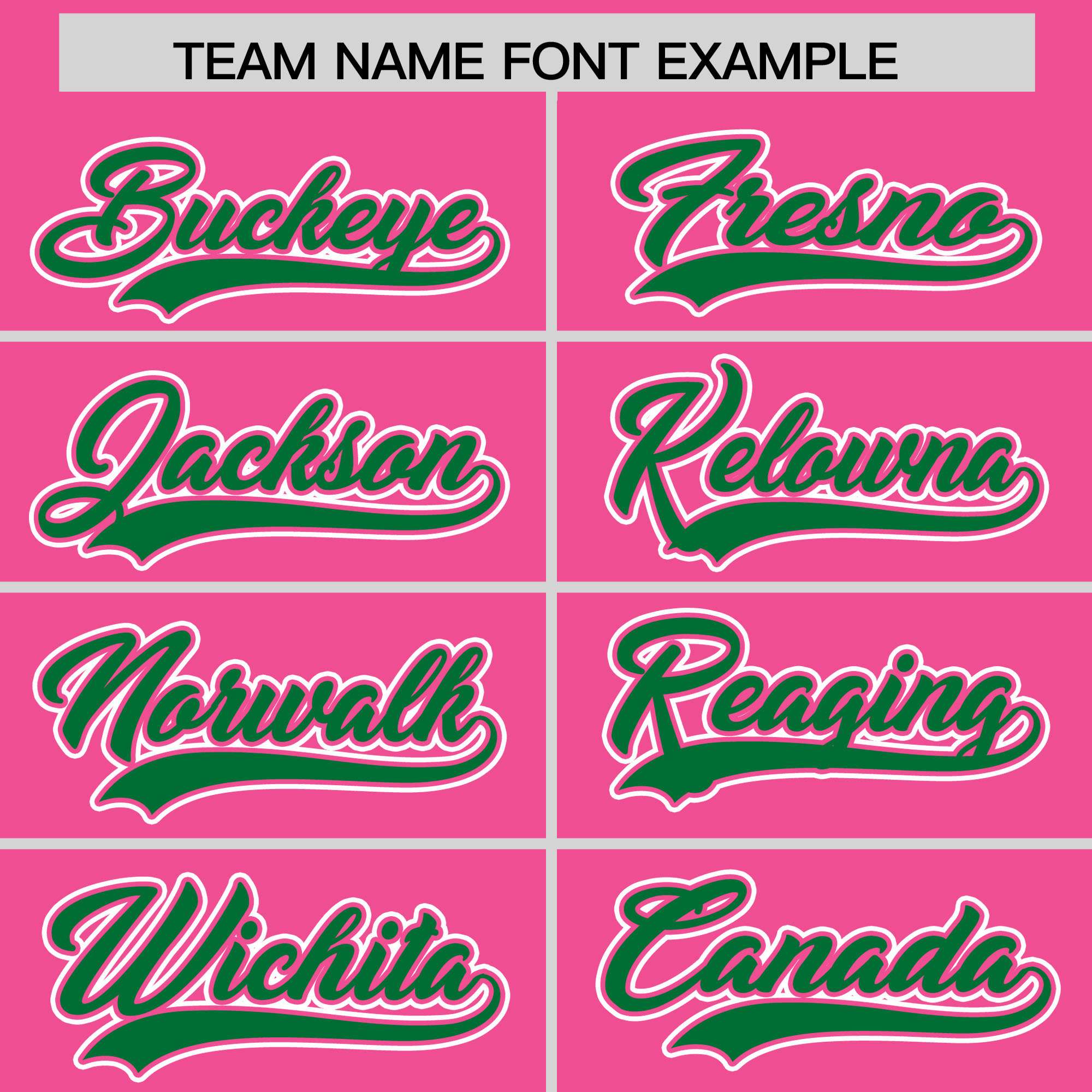 Custom Pink Kelly Green Personalized Edge Color Block Authentic Baseball Jersey