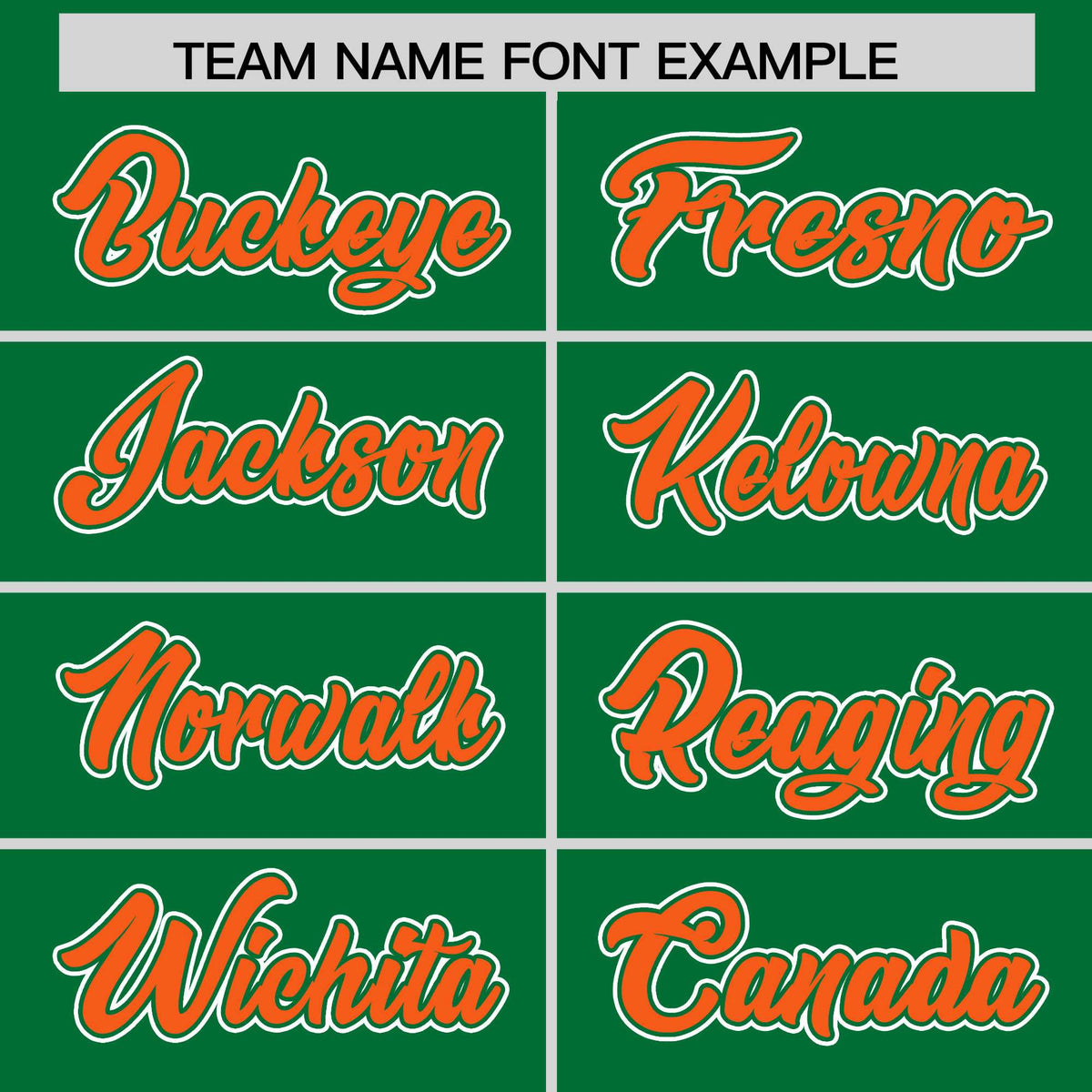 Custom Kelly Green Orange Personalized Edge Color Block Authentic Baseball Jersey