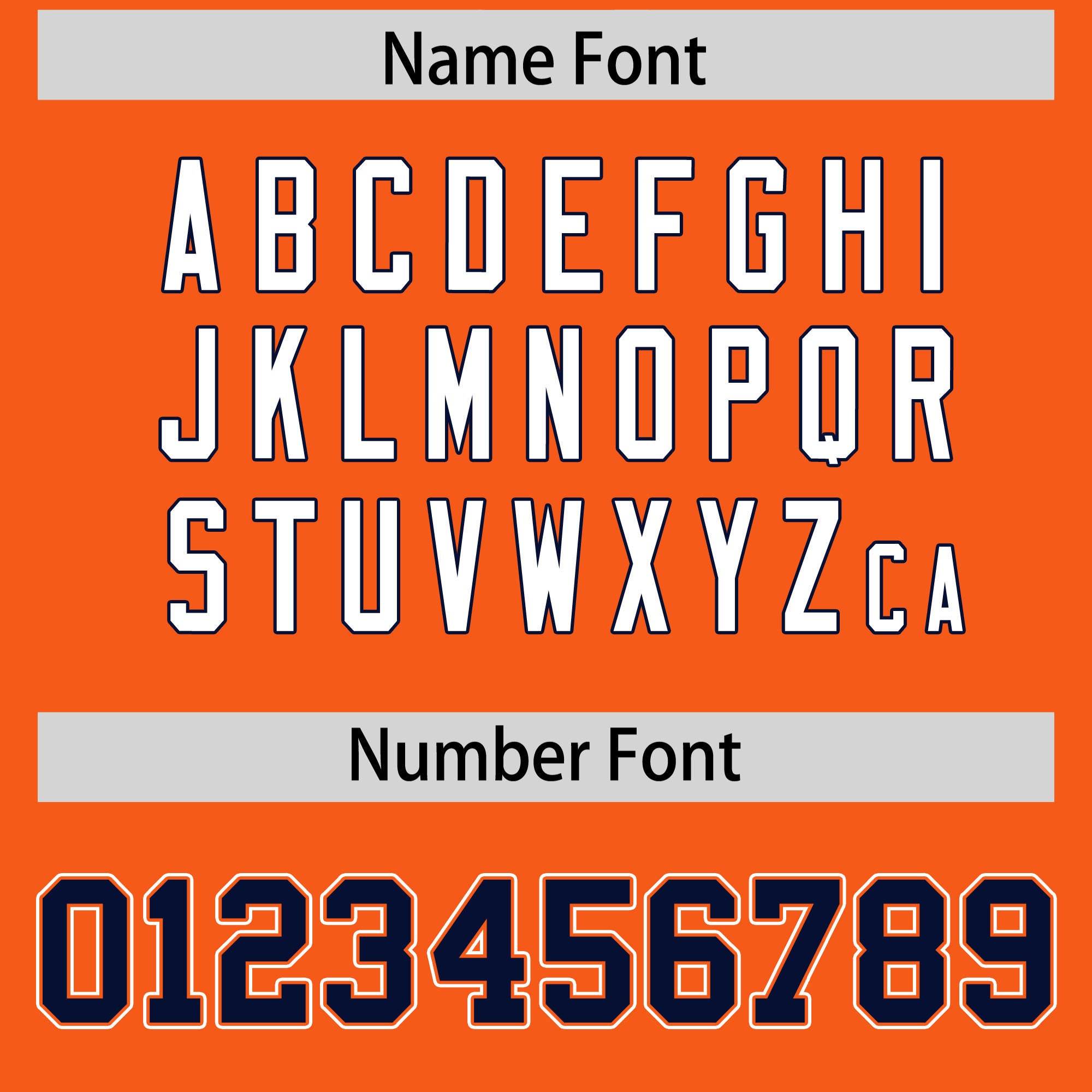 Custom Orange Navy Personalized Edge Color Block Authentic Baseball Jersey