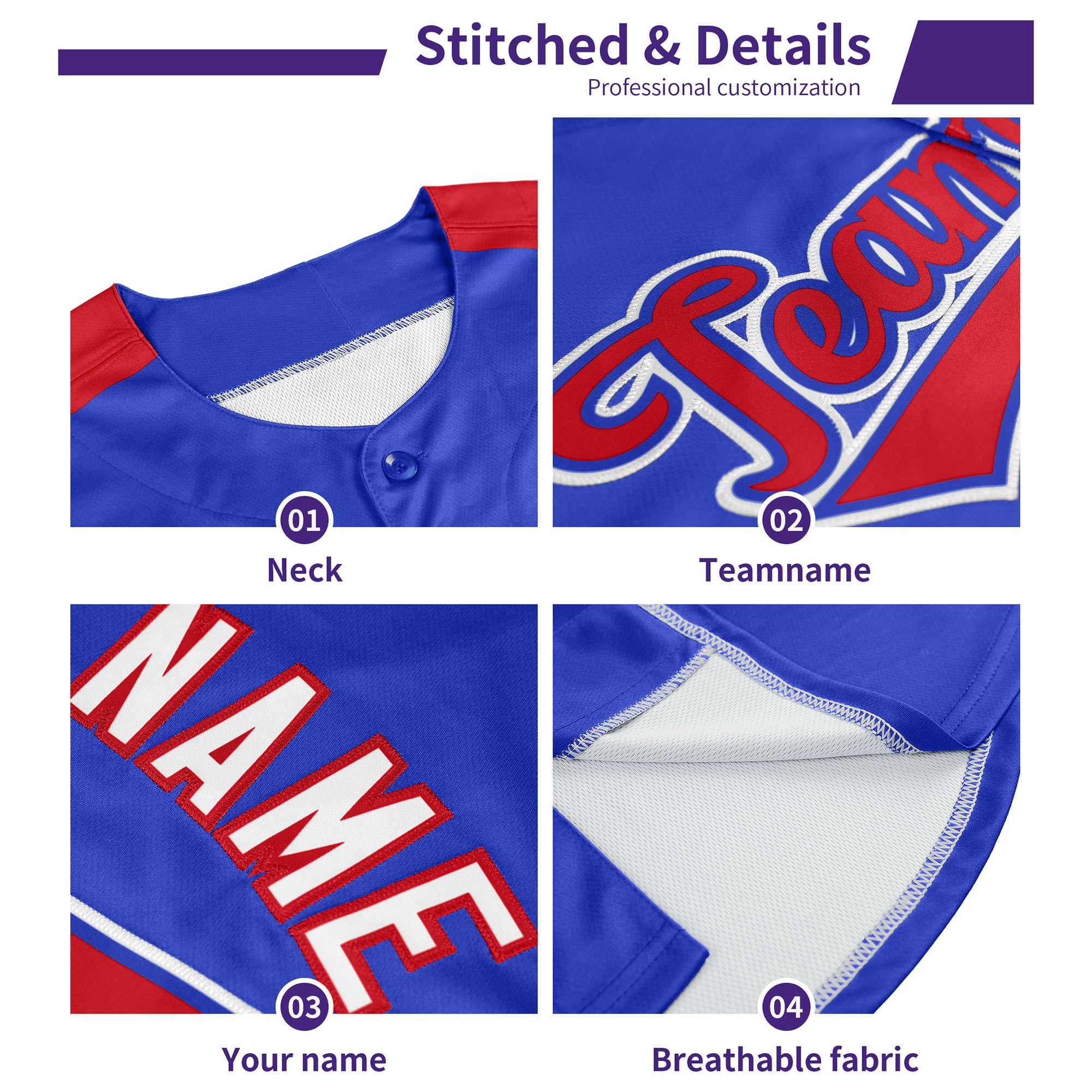 Custom White Light Blue Personalized Edge Color Block Authentic Baseball Jersey