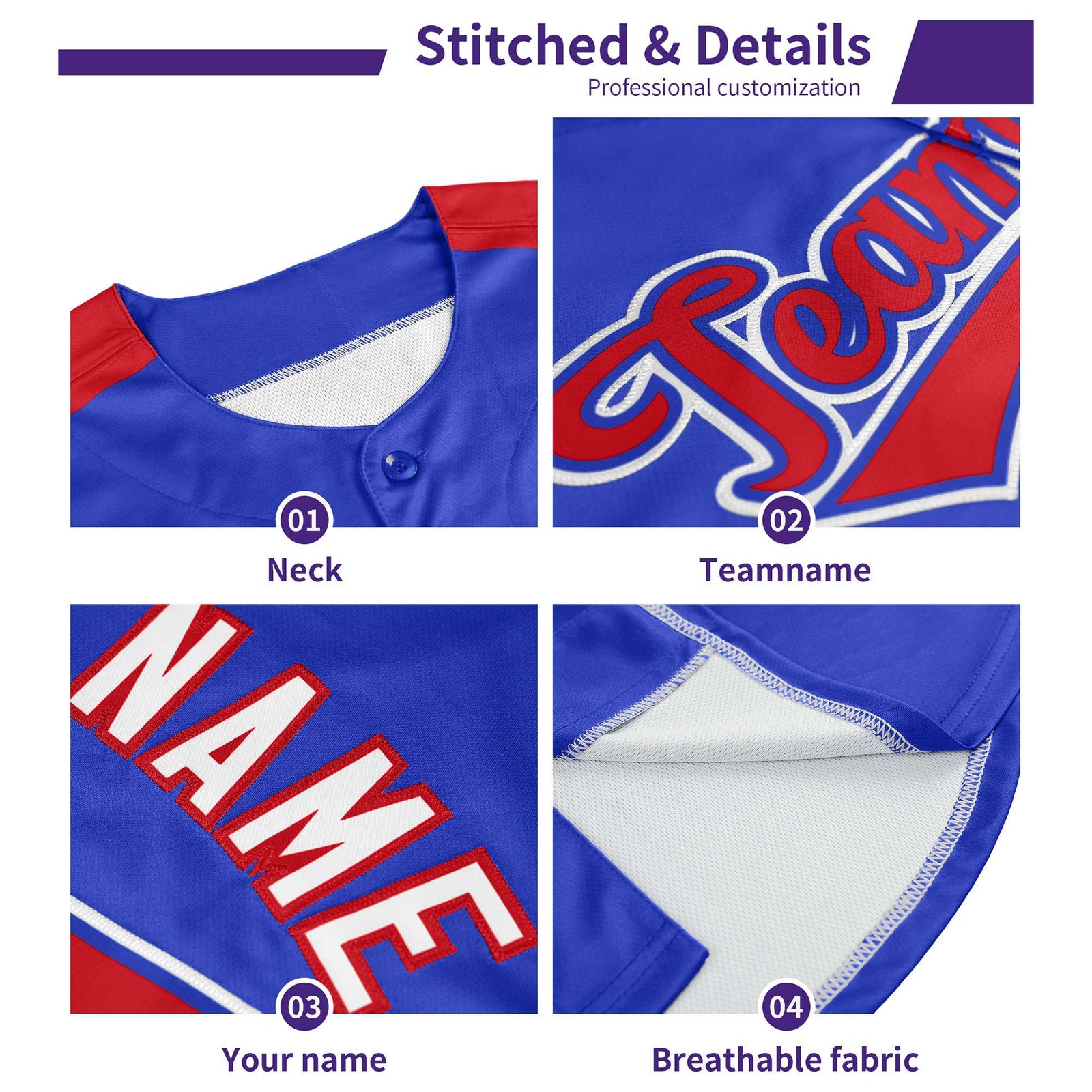 Custom White Light Blue Personalized Edge Color Block Authentic Baseball Jersey